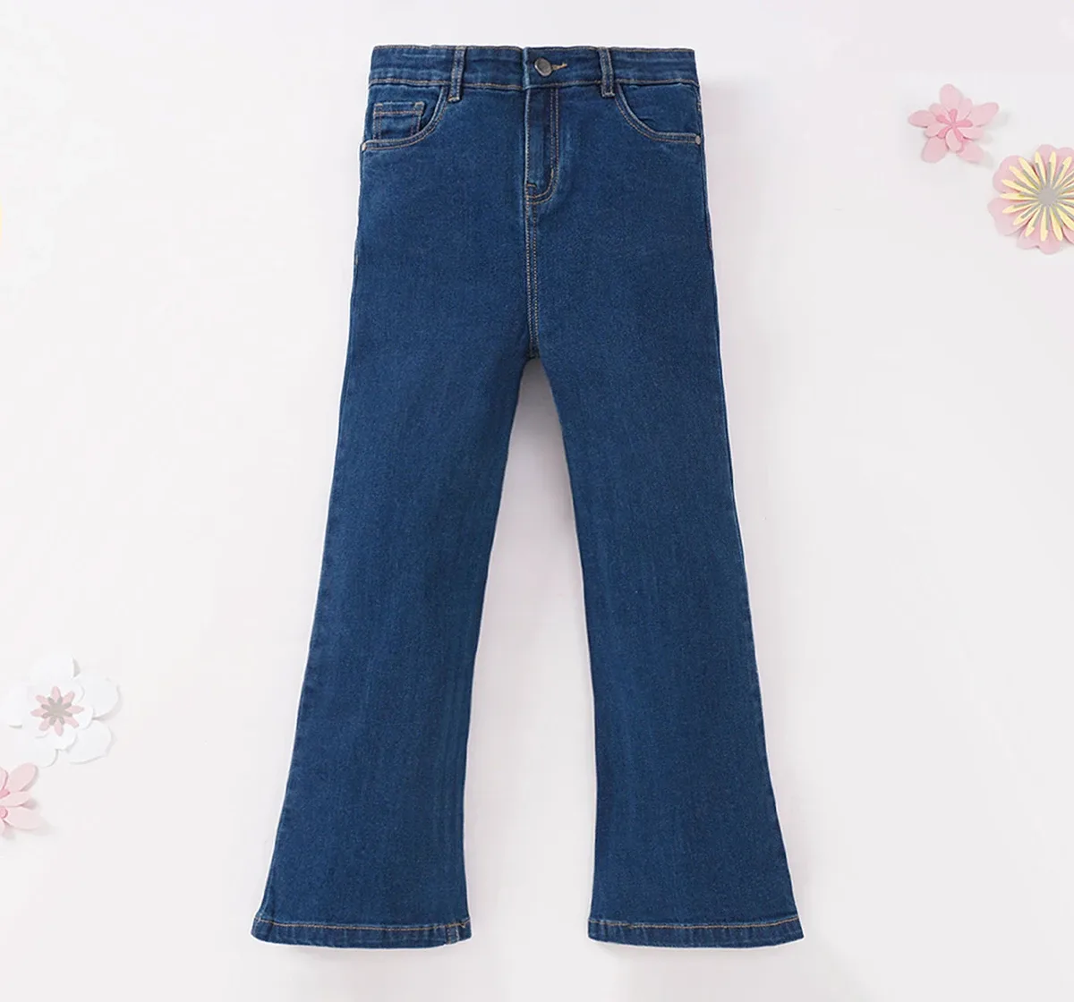 Girls Bell Bottom Jeans