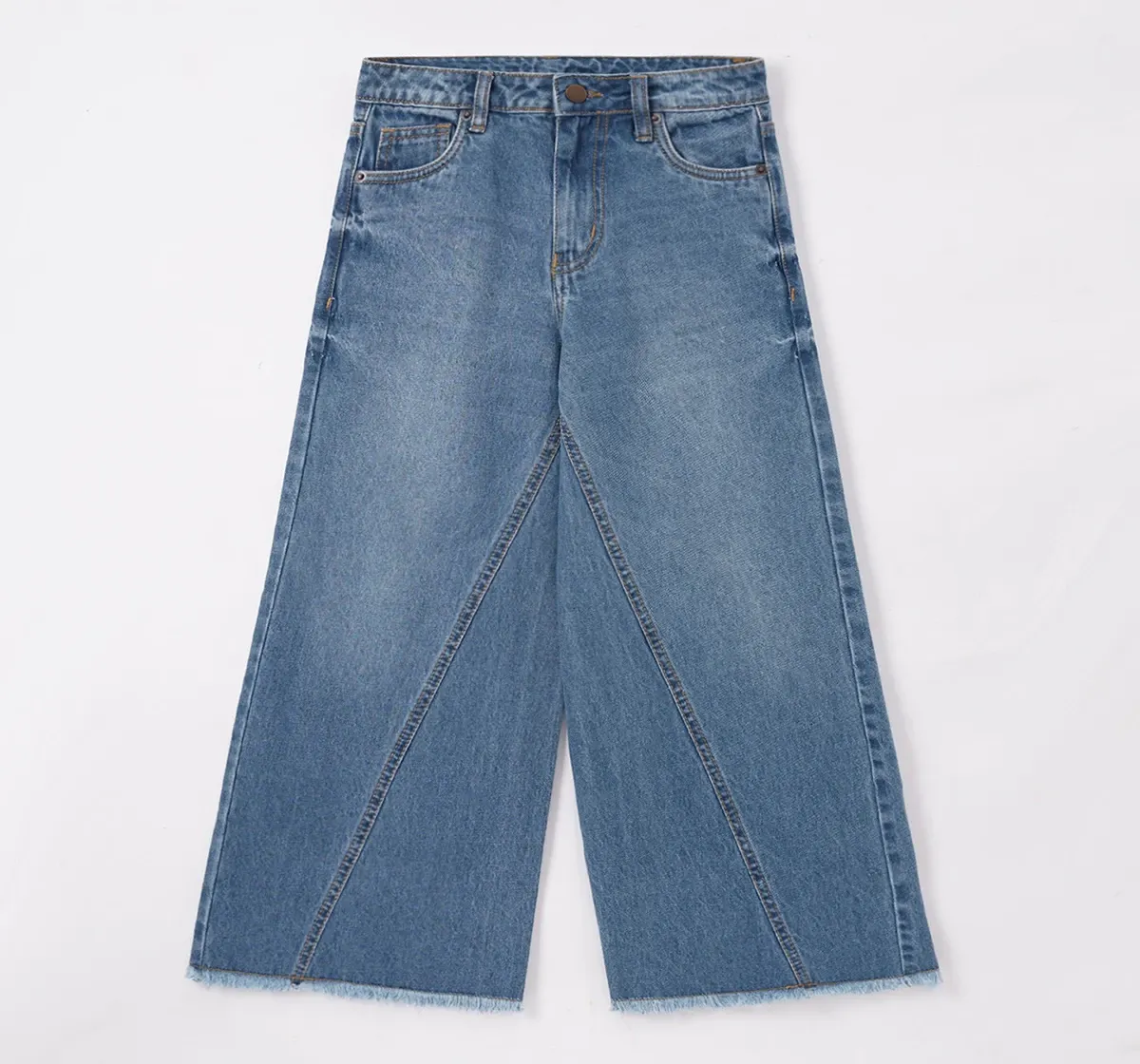 Girls Wide Leg Jeans