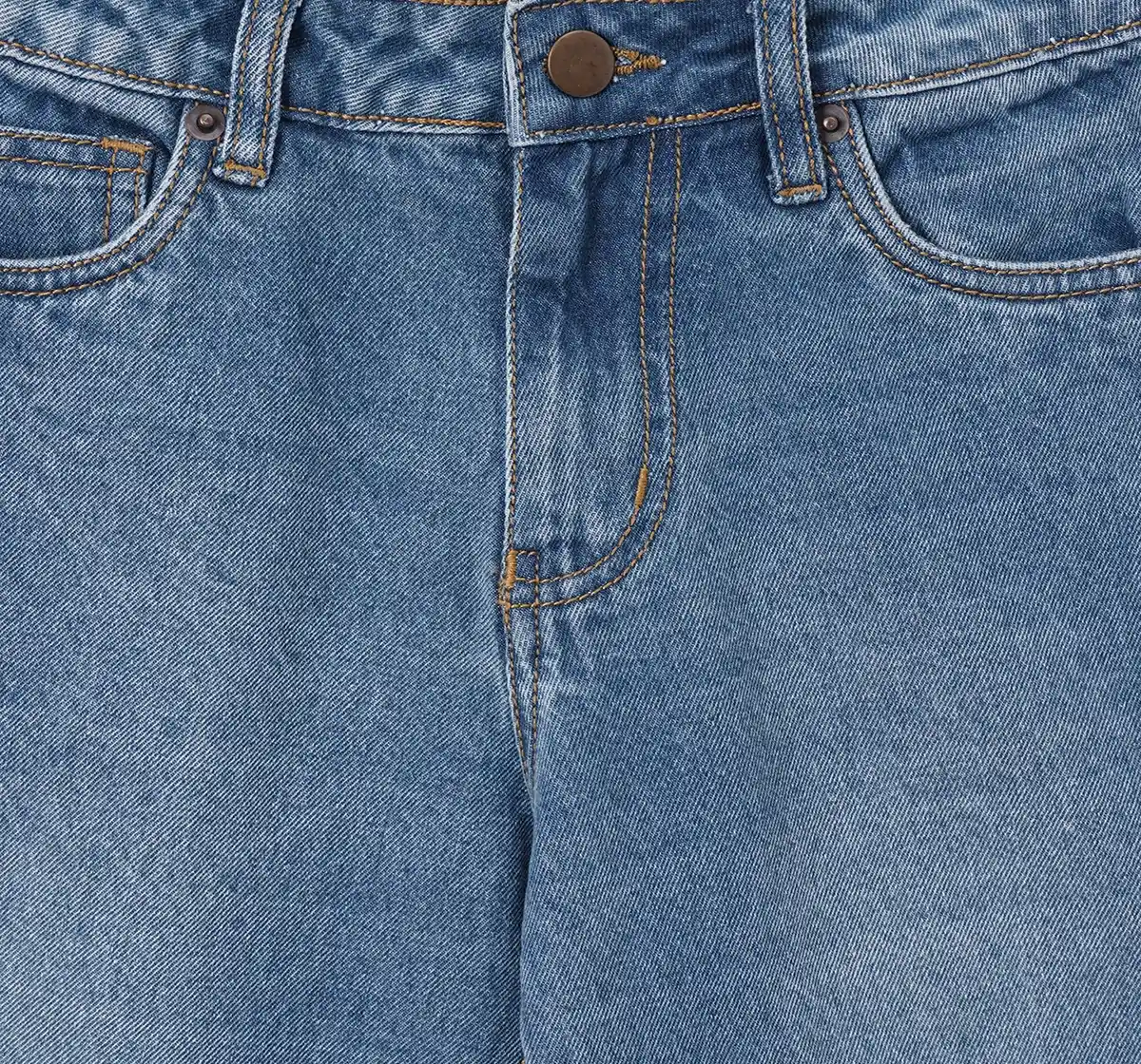Girls Wide Leg Jeans