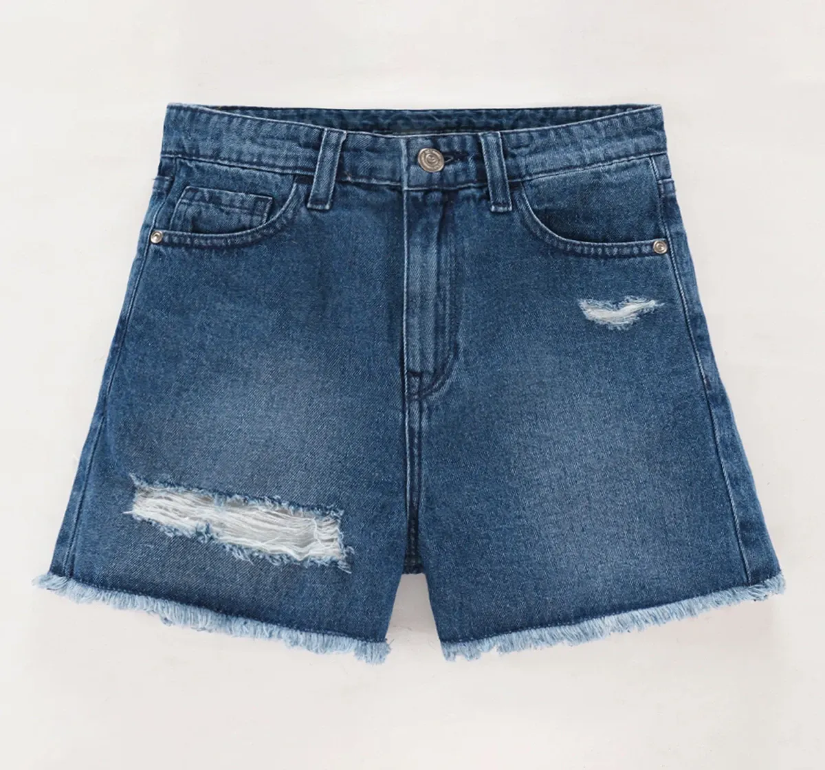 Girls Distressed Shorts