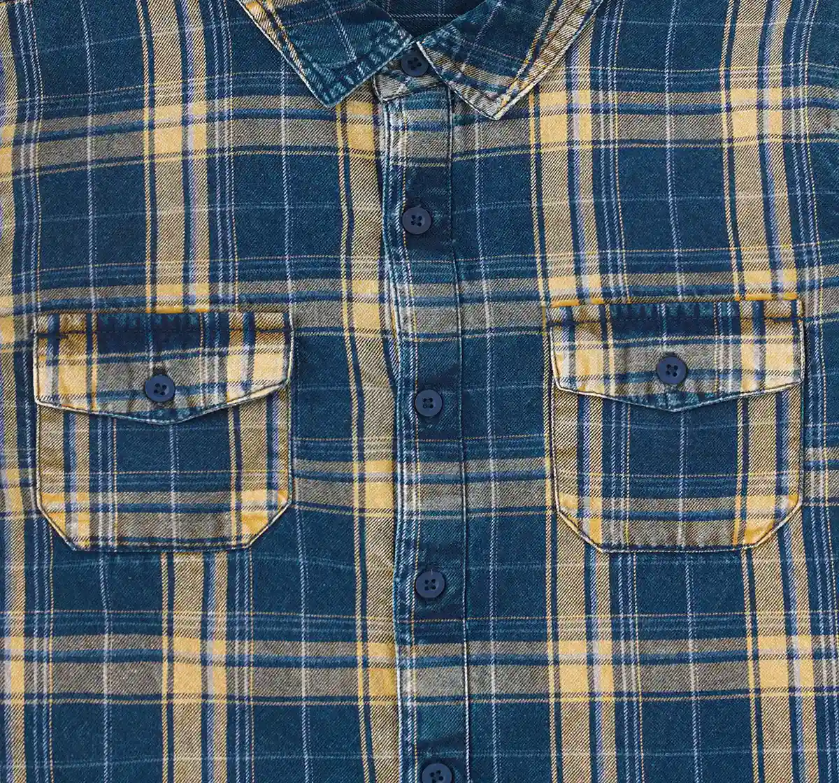 Boys Indigo Checks Shirt