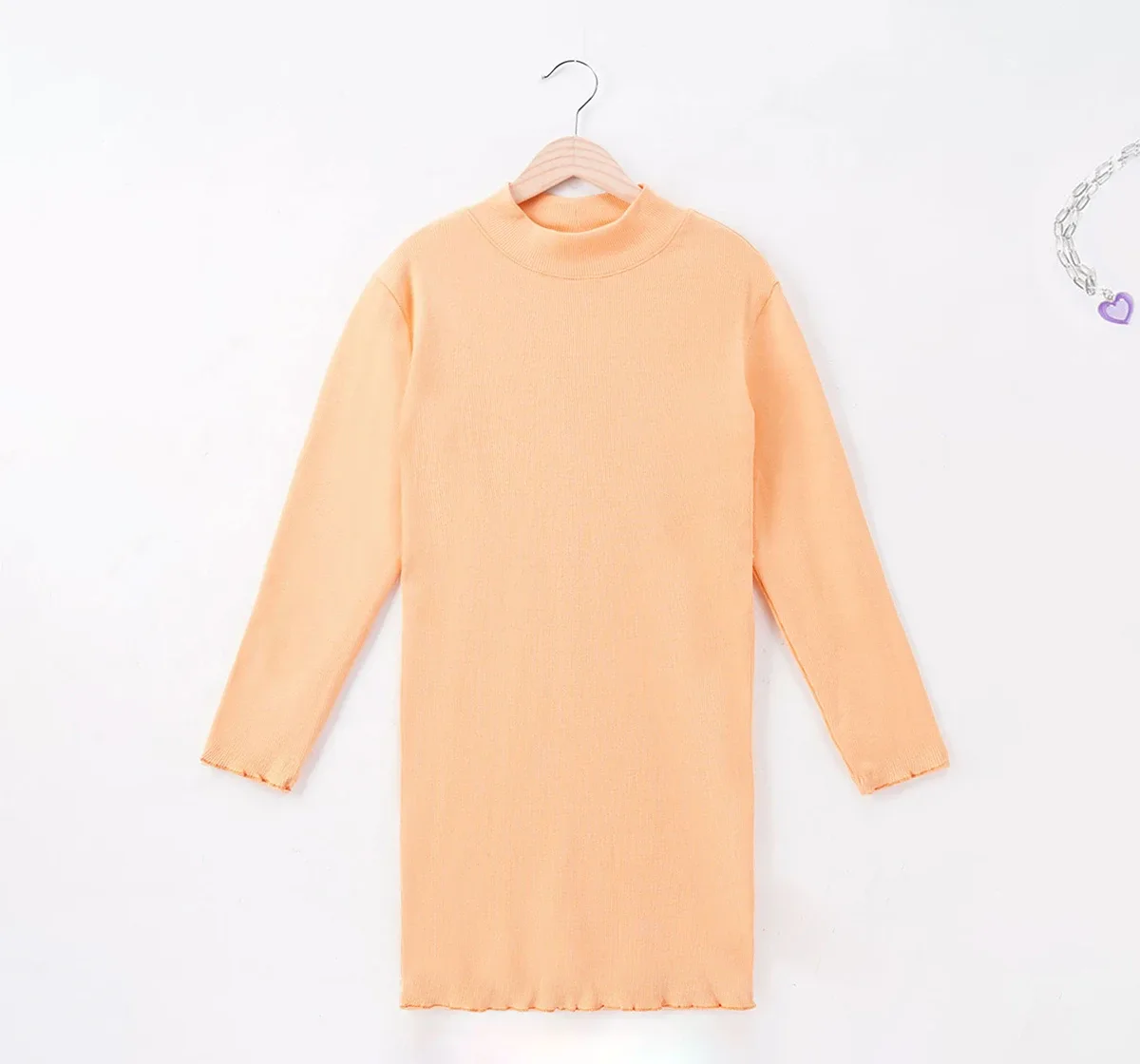 Girls Rib Knit Dress