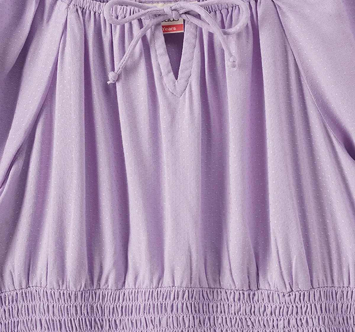 Girls Smocking Dress - Lavender