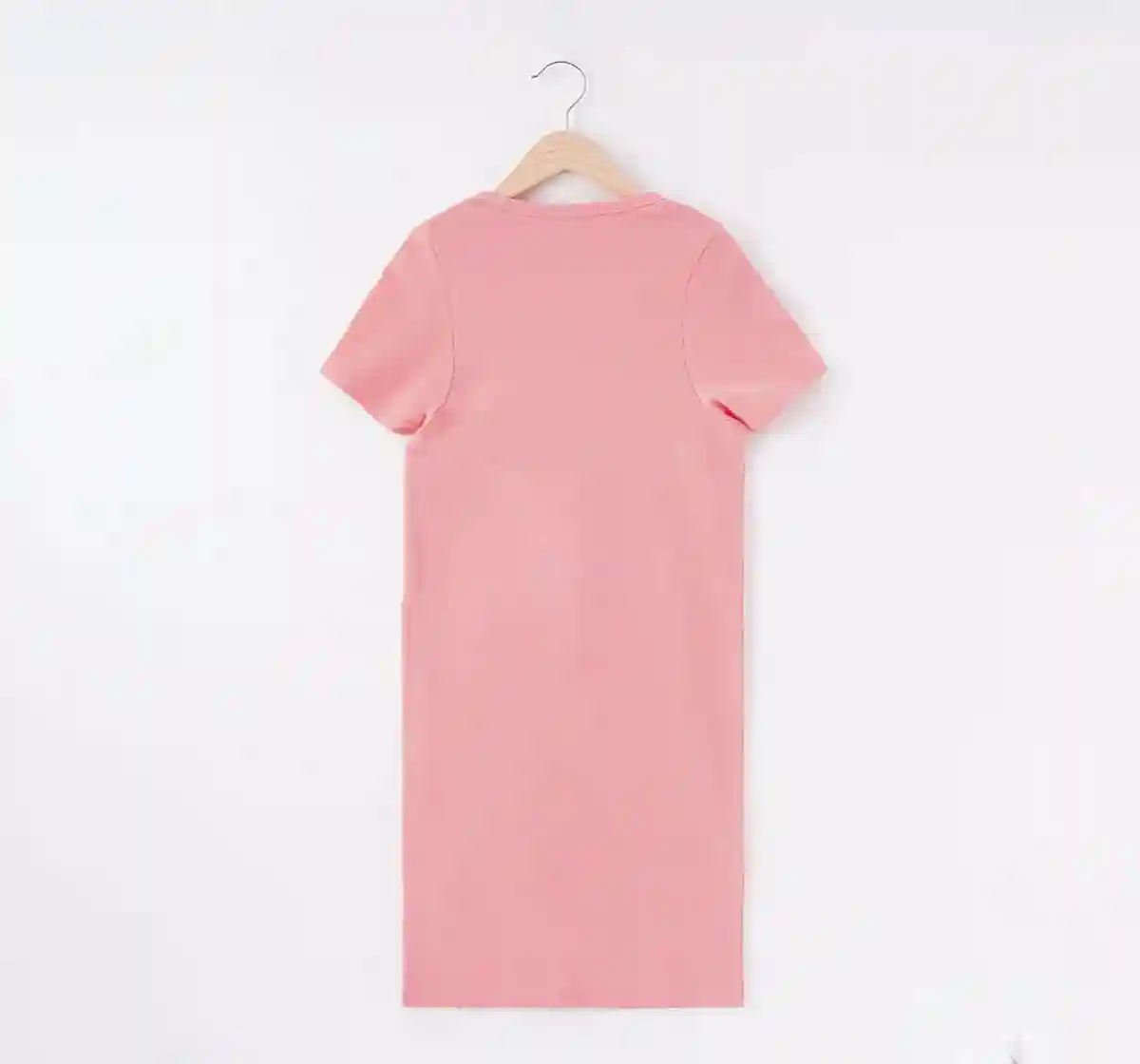 Girls Rib Bodycon Dress - Pink