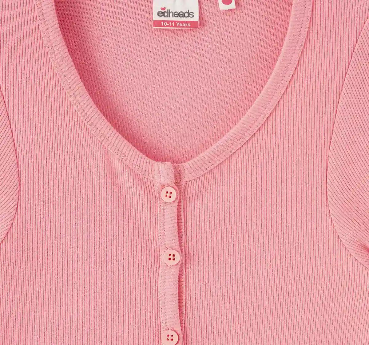 Girls Rib Bodycon Dress - Pink