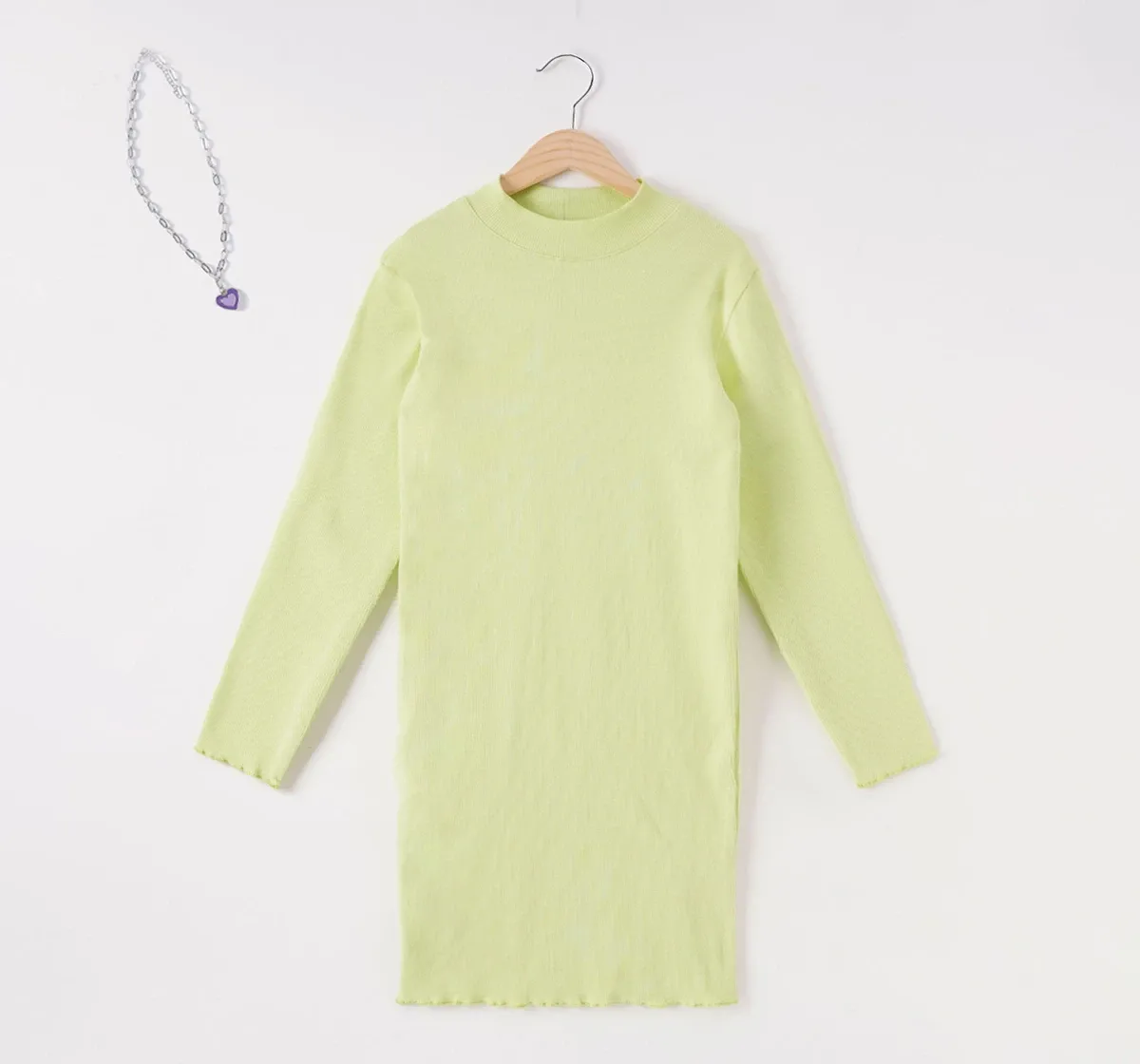 Girls Rib Knit Dress