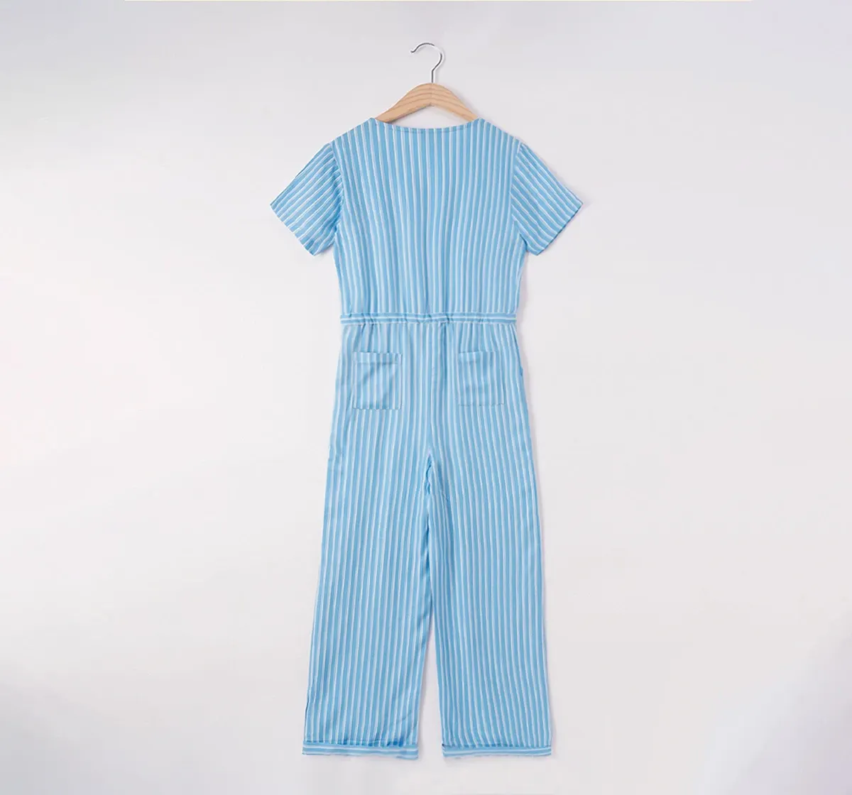 Girls Halter Neck Jumpsuit - Blue