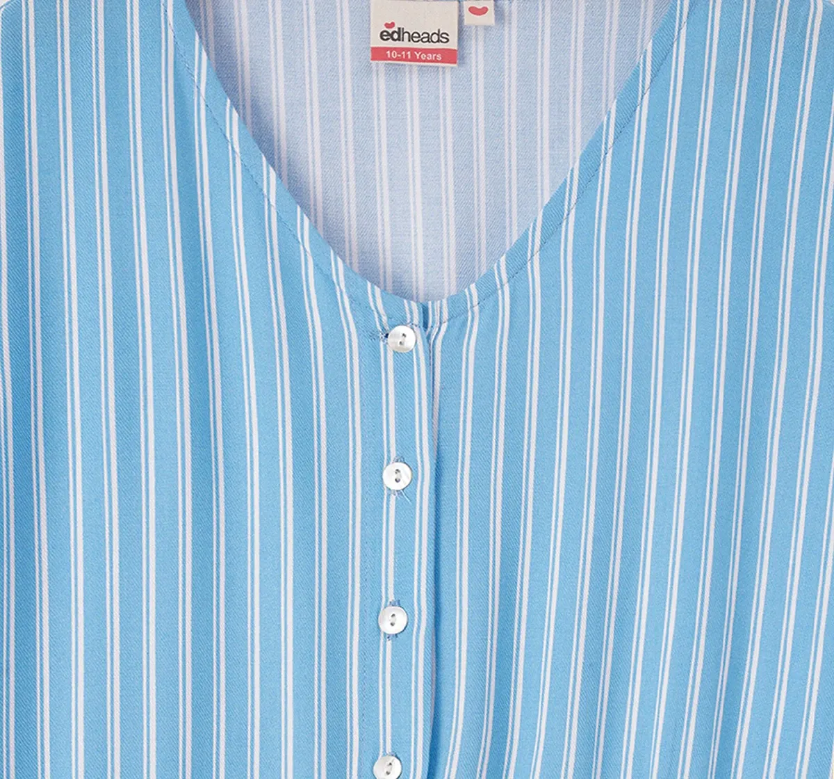 Girls Halter Neck Jumpsuit - Blue