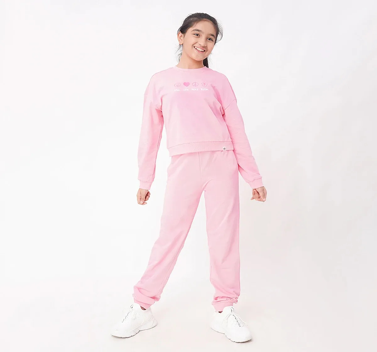 Girls Pink Co-ordiante Set