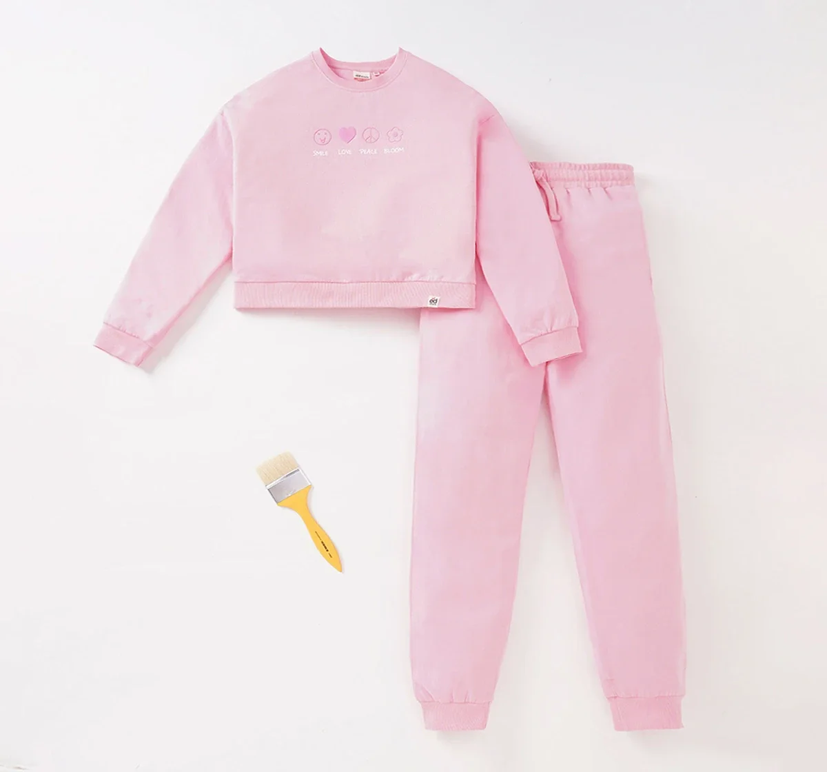 Girls Pink Co-ordiante Set