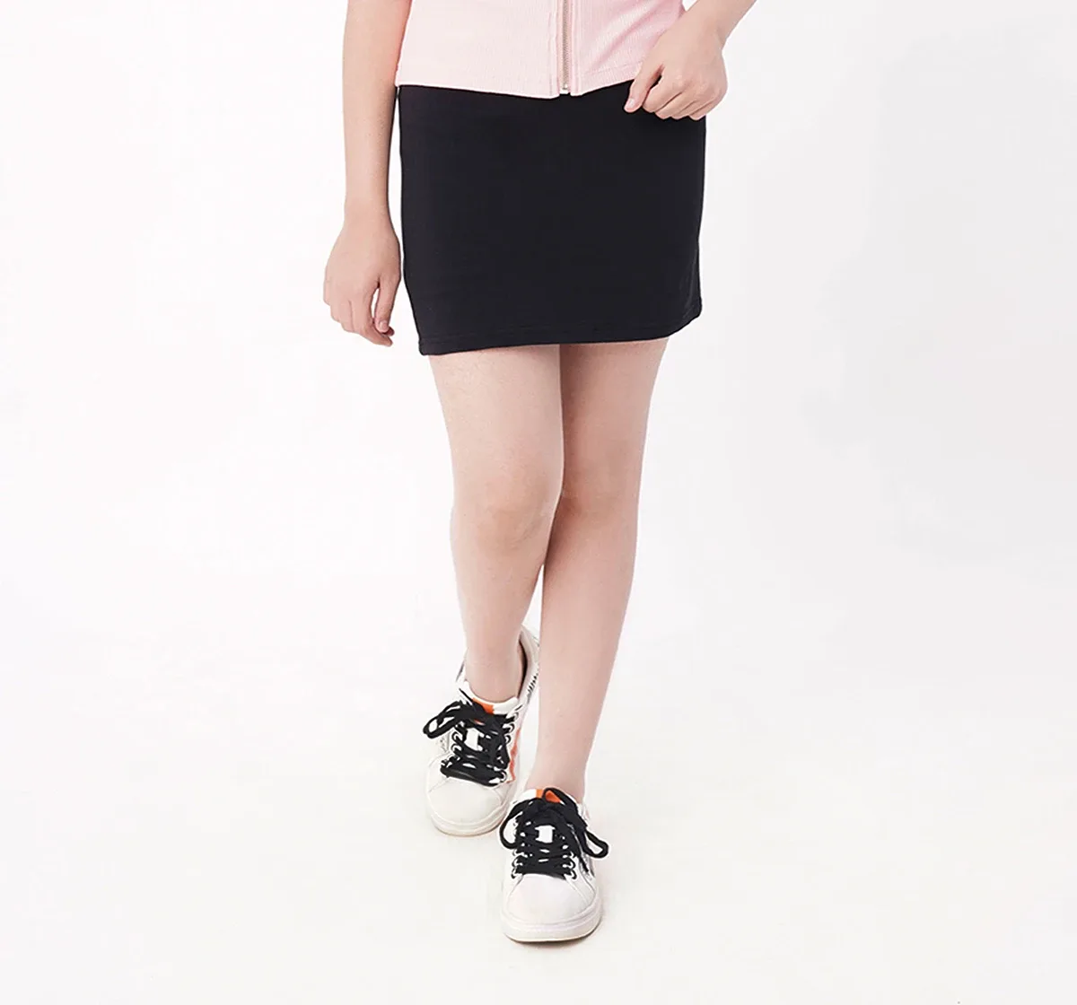 Girls Knit Short Skirt