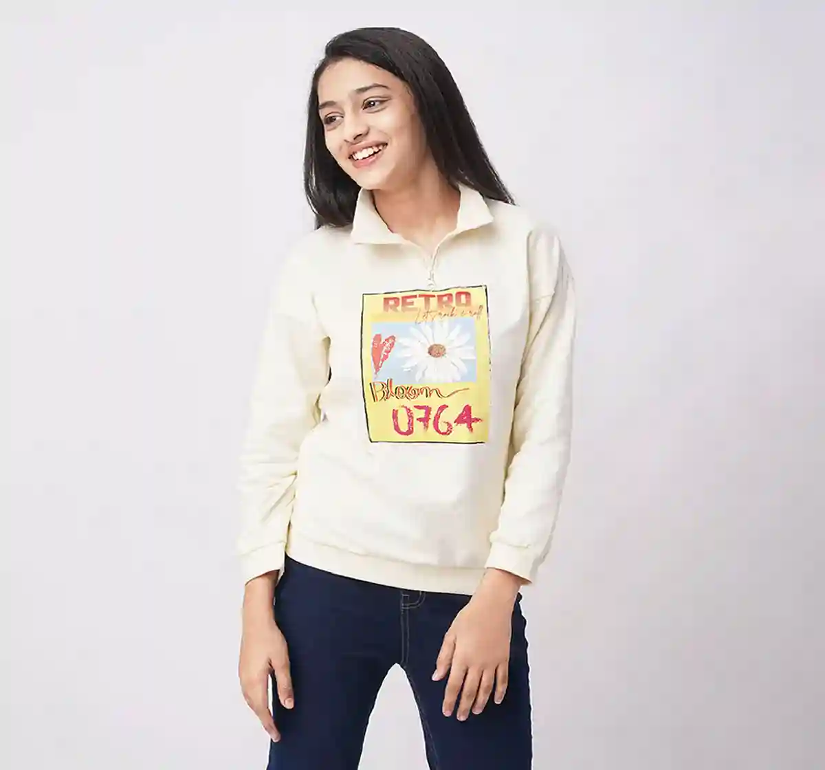 Girls Sweatshirt With Print