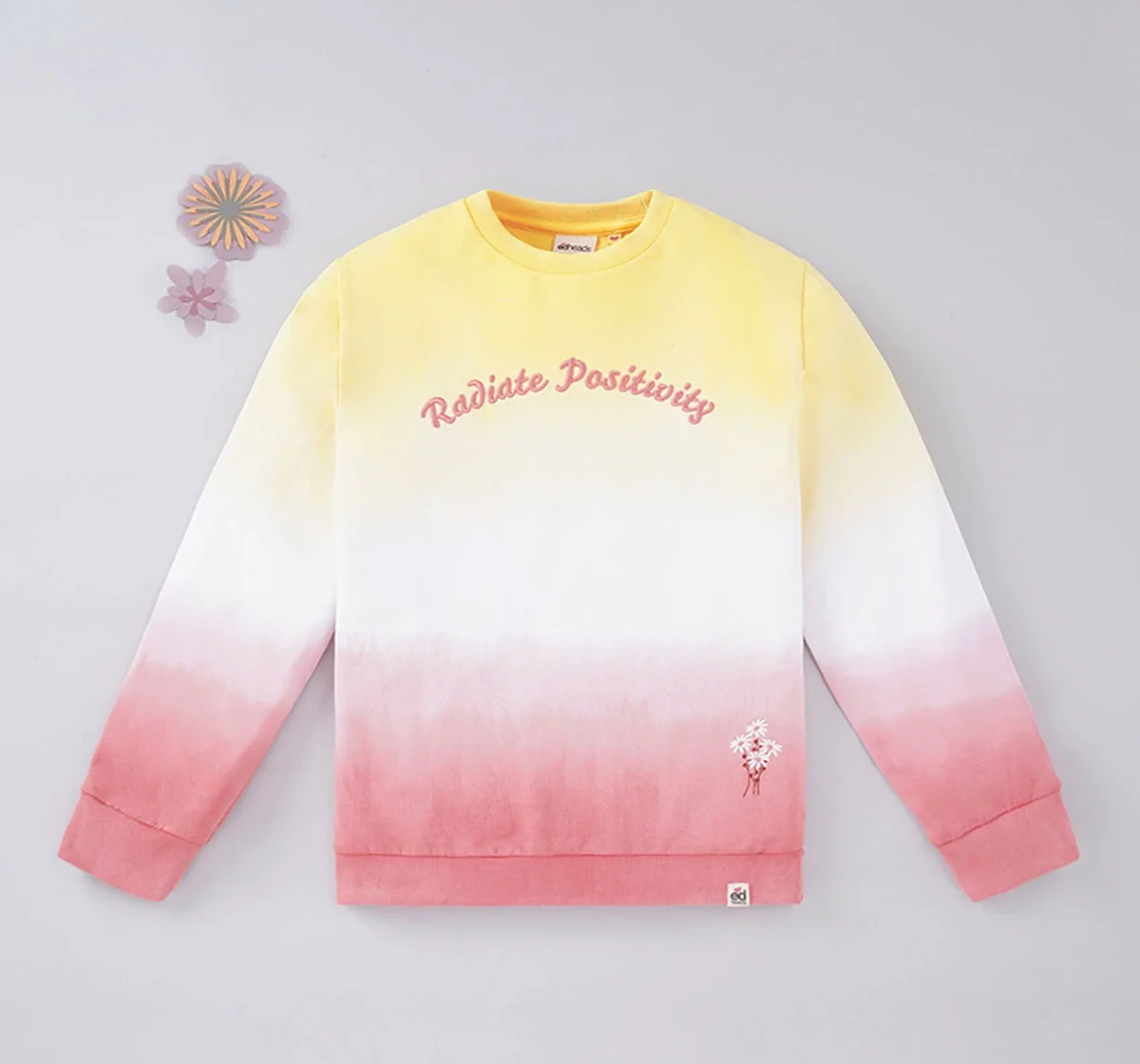 Girls Ombrey Dyed Sweatshirt