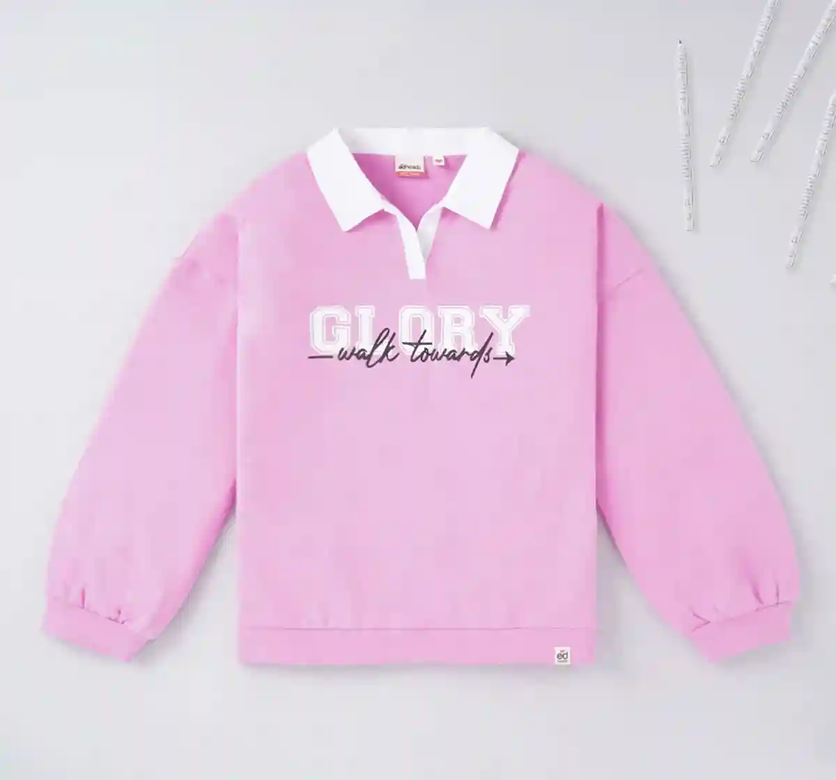 Girls Full Sleeves Sweatshirt