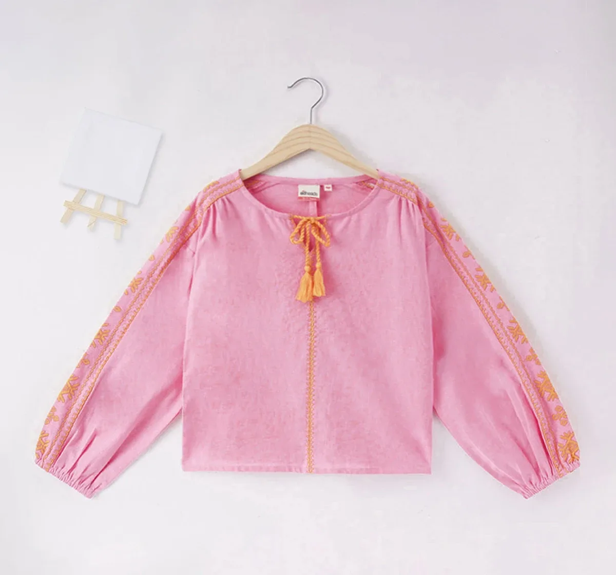 Girls Embroidered Top