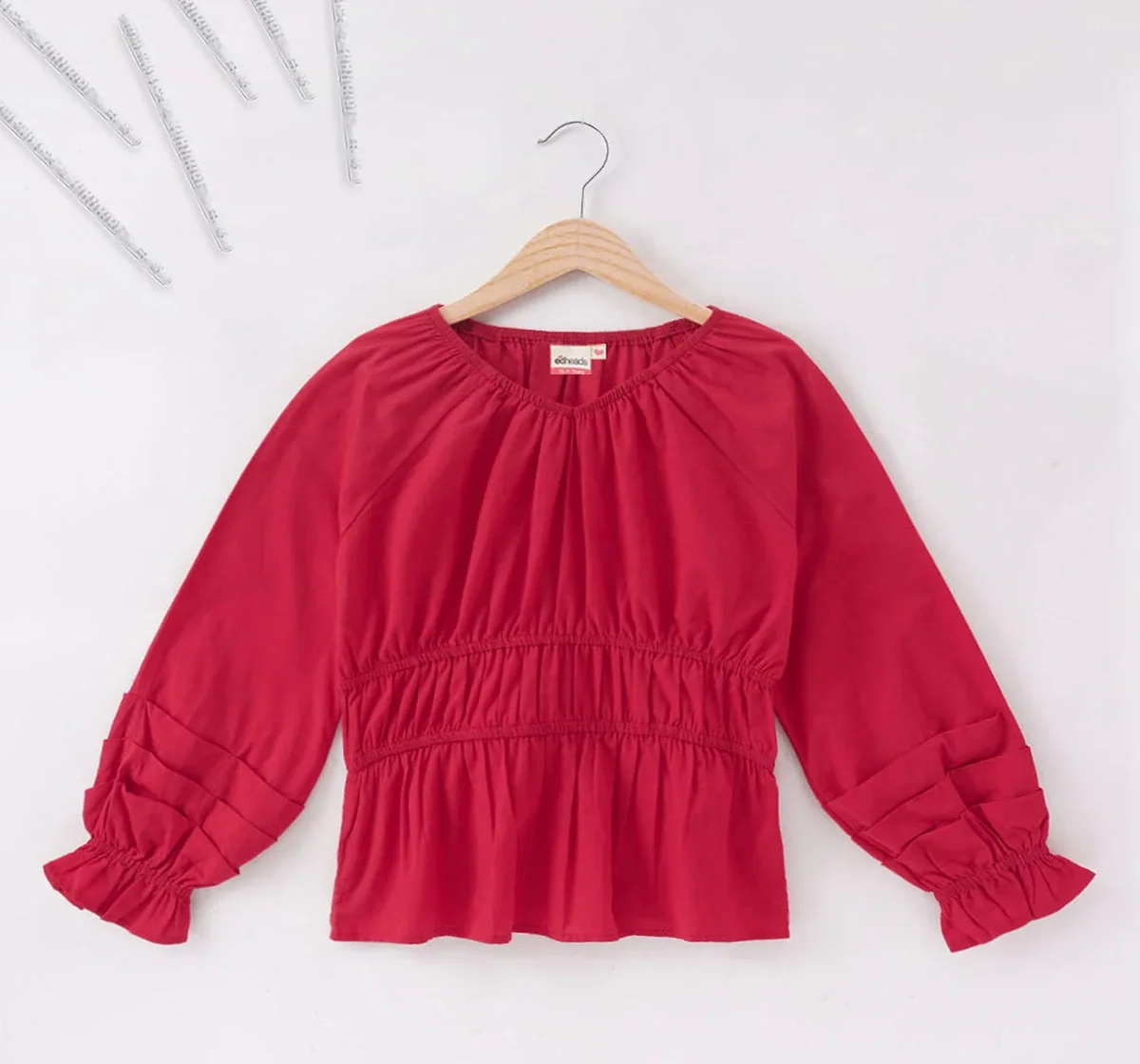 Girls Gathered Front Top