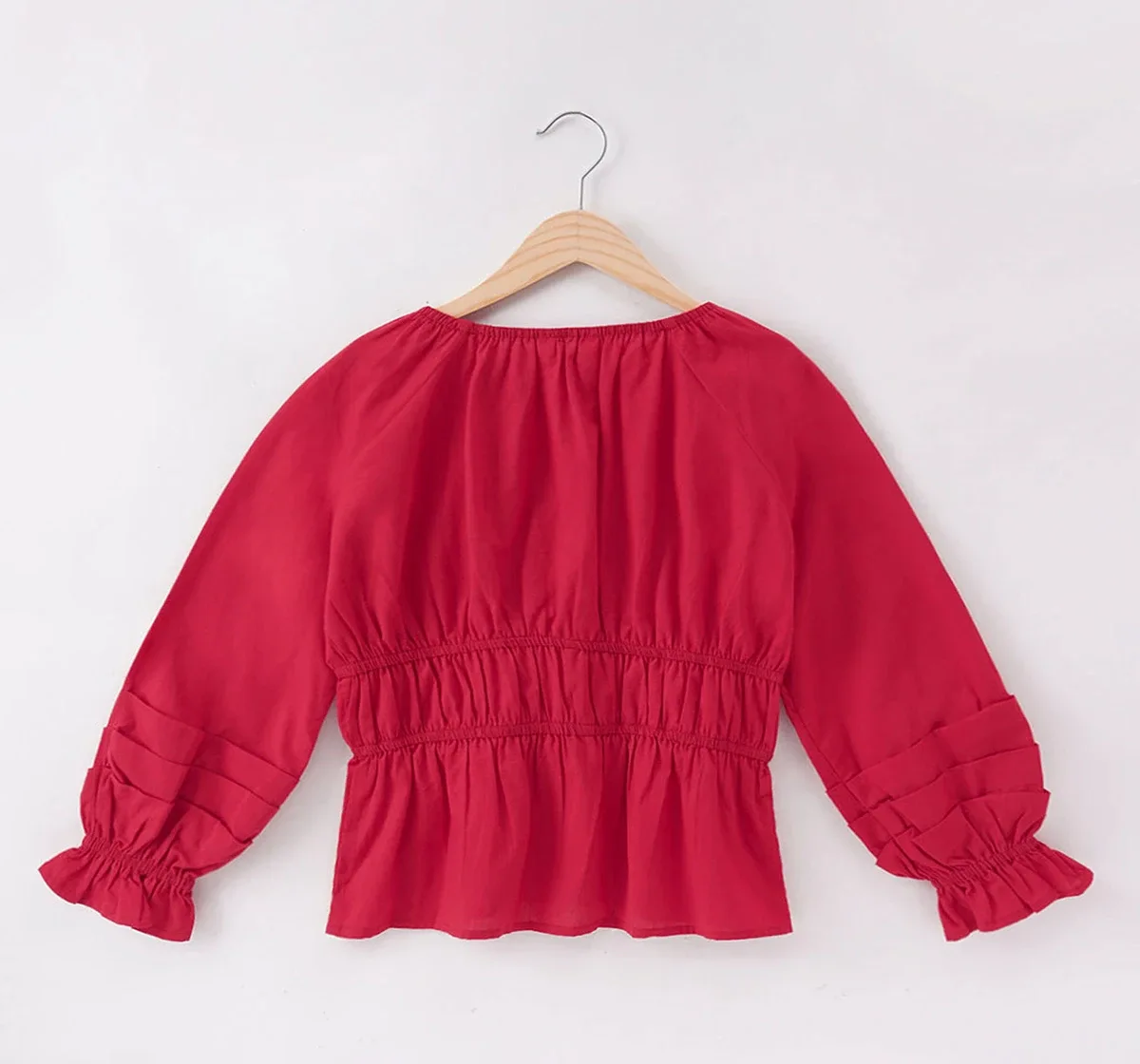 Girls Gathered Front Top