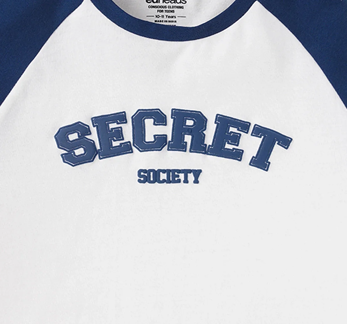 Girls Raglan Sleeves Tee