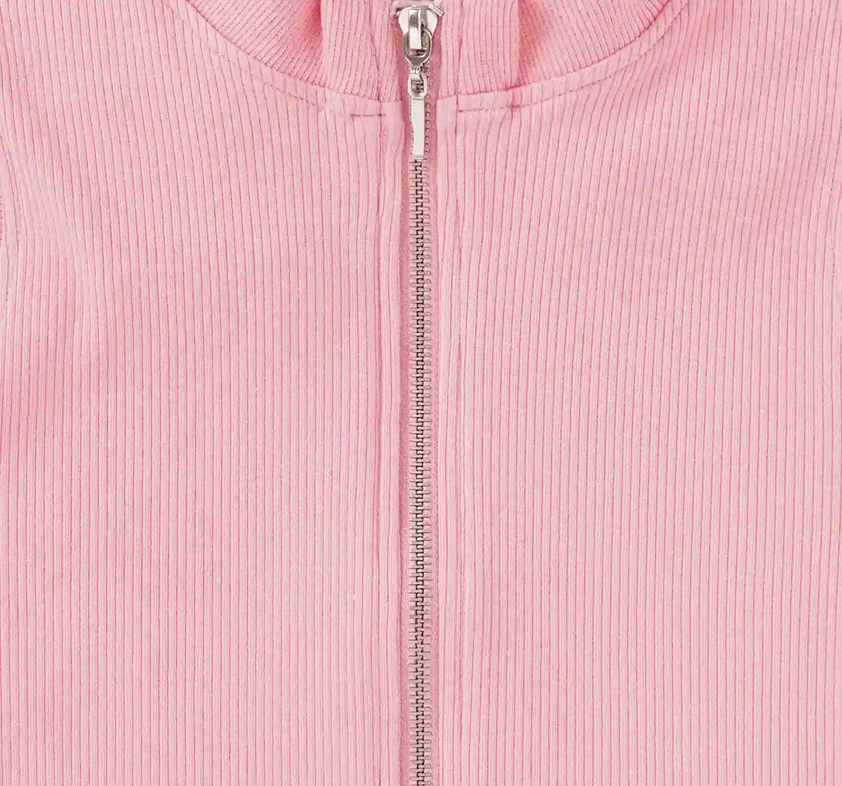 Girls Zipper Front Tee