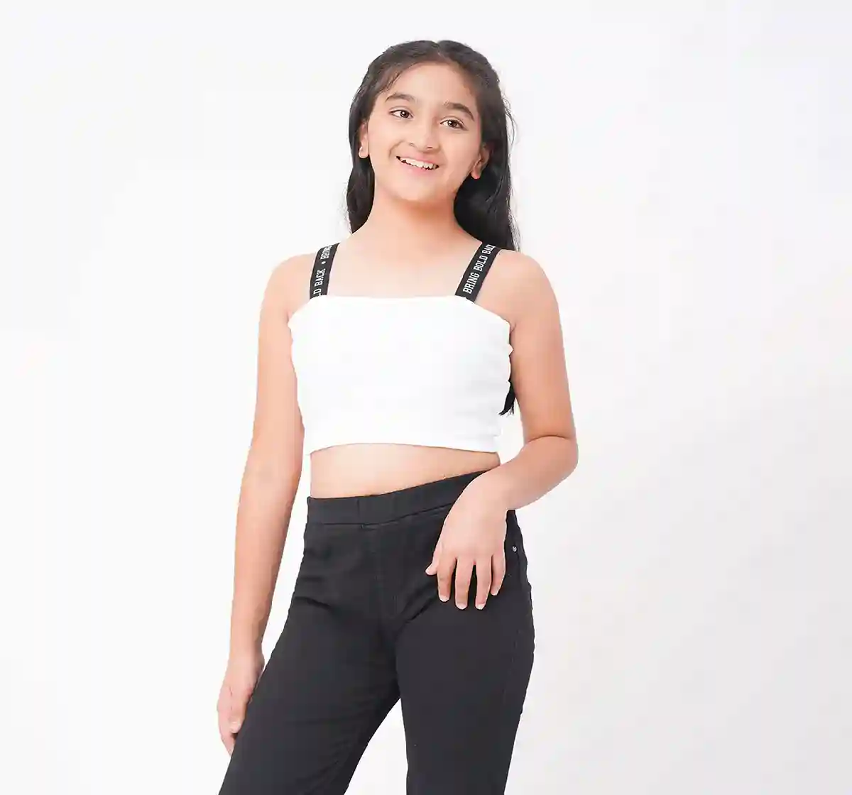 Girls Strappy Crop Top