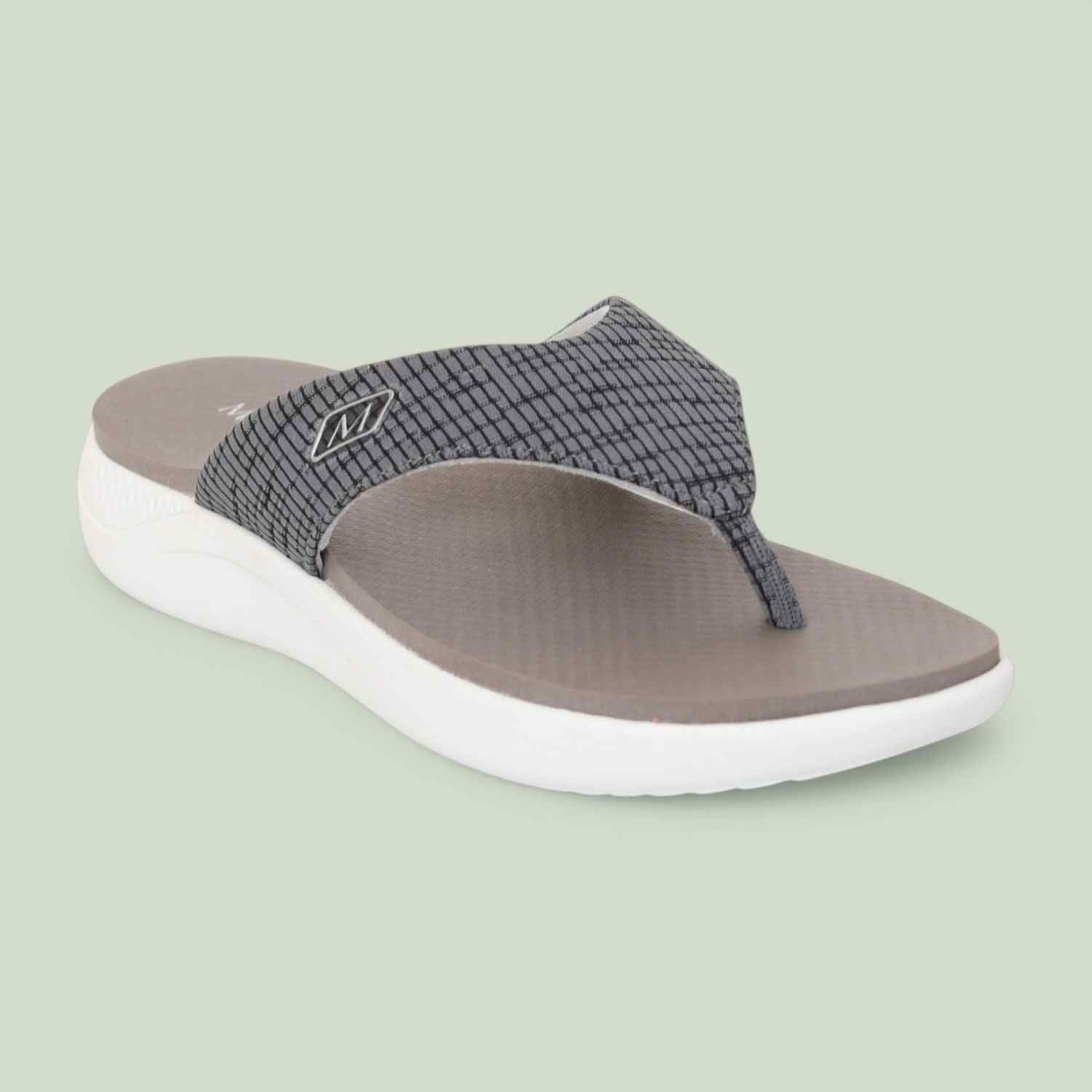 Women Grey Loom Flip-Flop