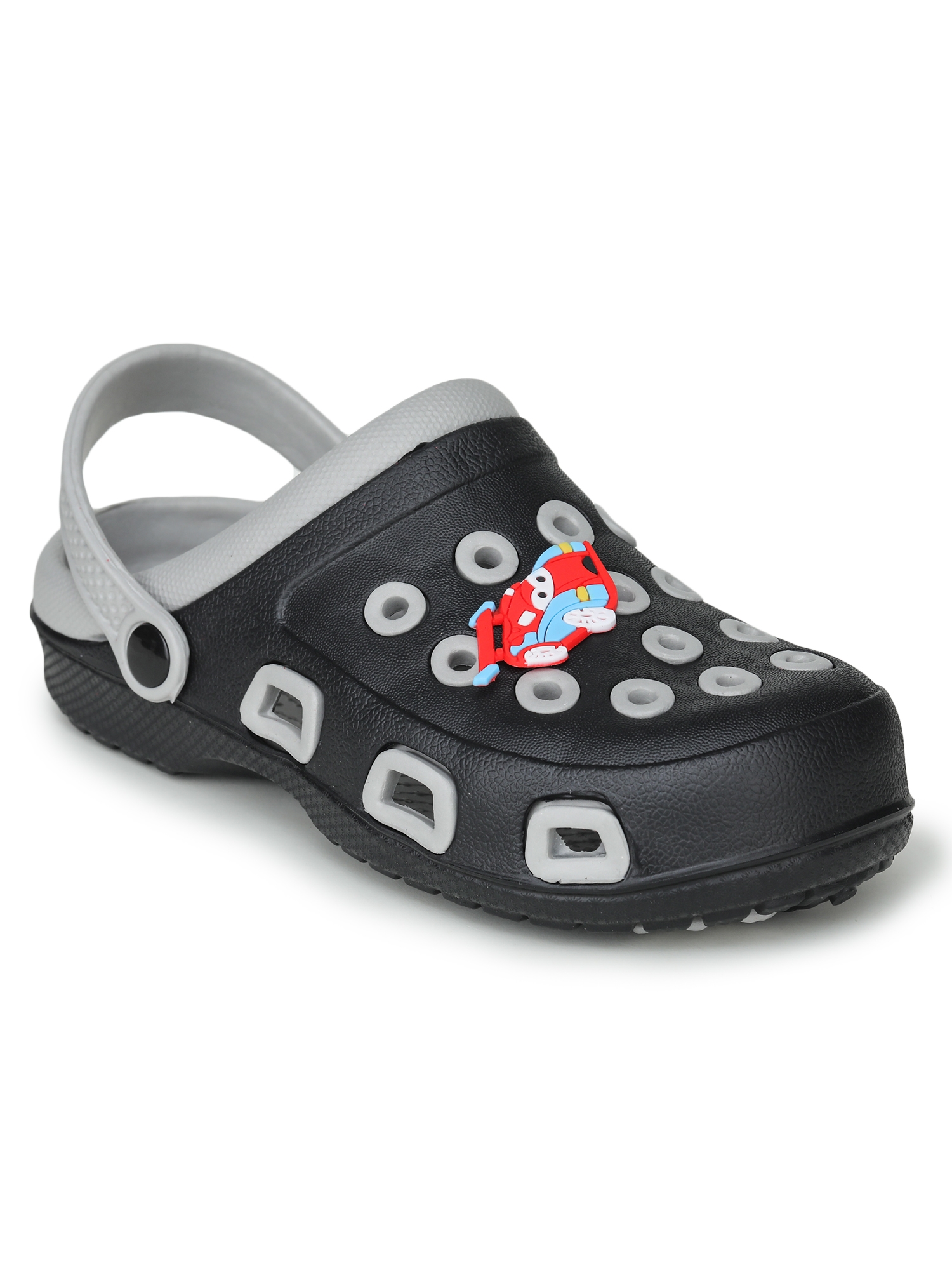 EASY TO GO LIGHT WEIGHT BLACK CLOGS FOR BOYS & GIRLS 