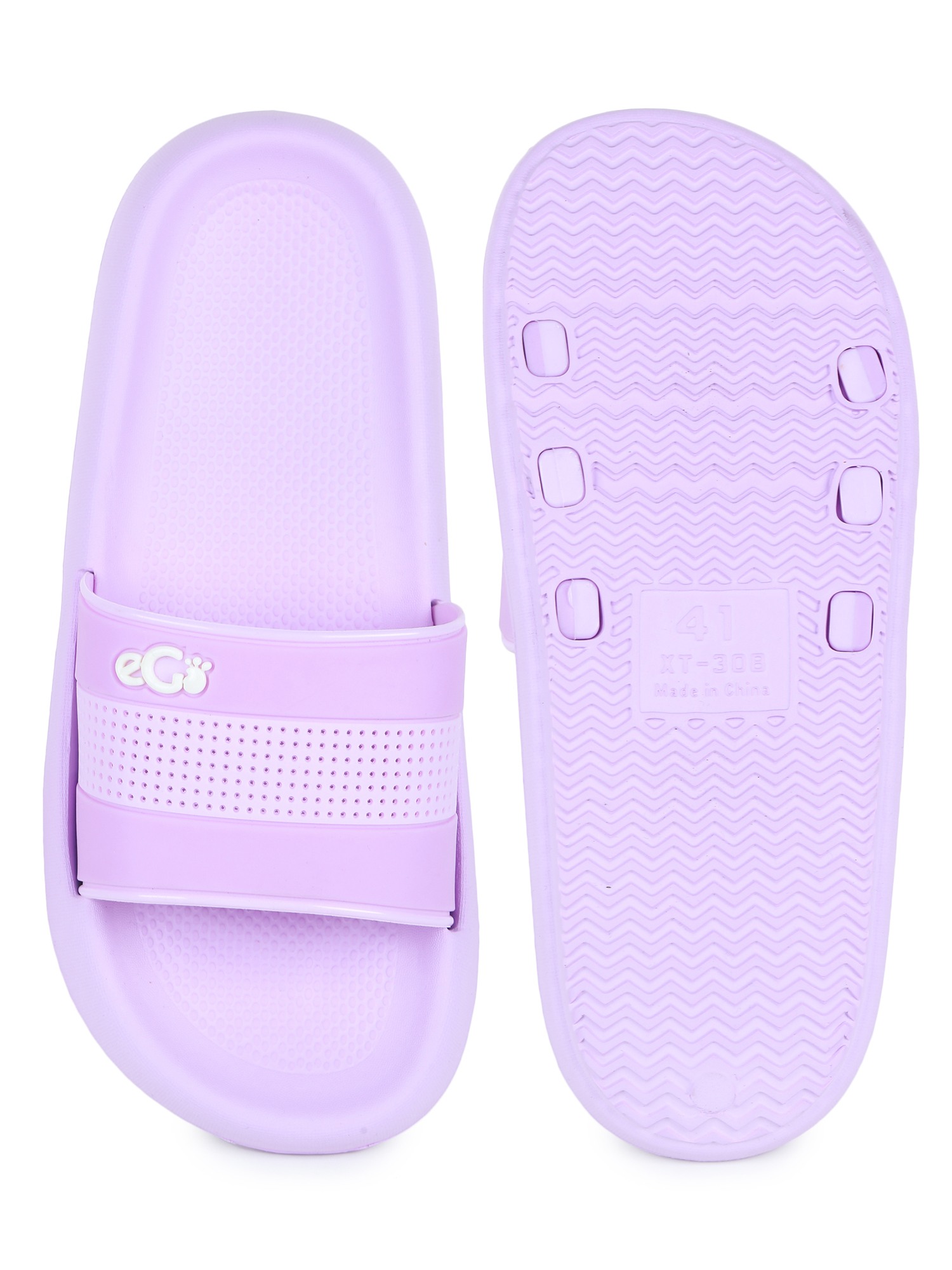 EGO EASY TO GO PURPLE SLIDERS FOR WOMEN