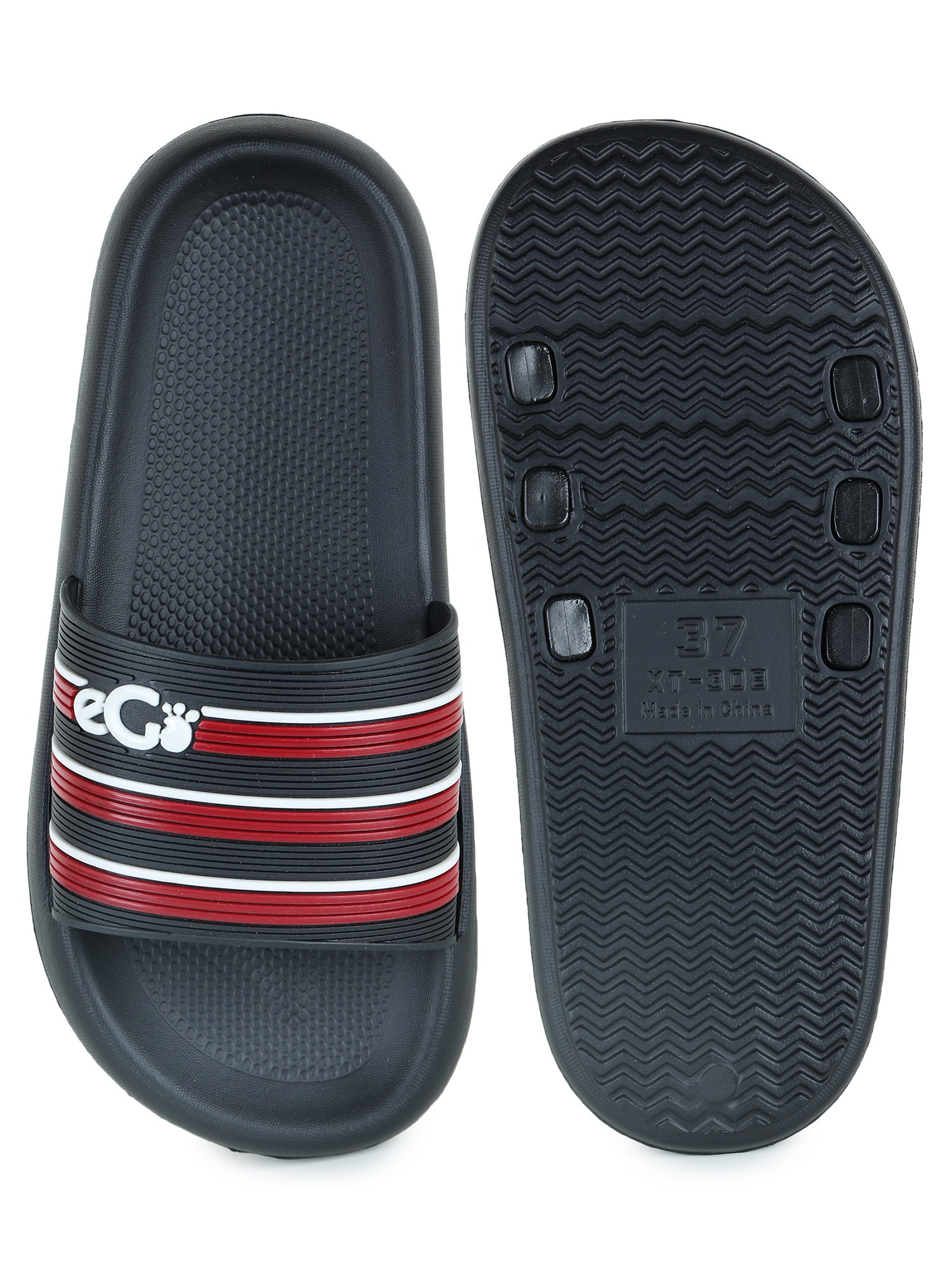 EGO EASY TO GO BLACK SLIDERS FOR WOMEN