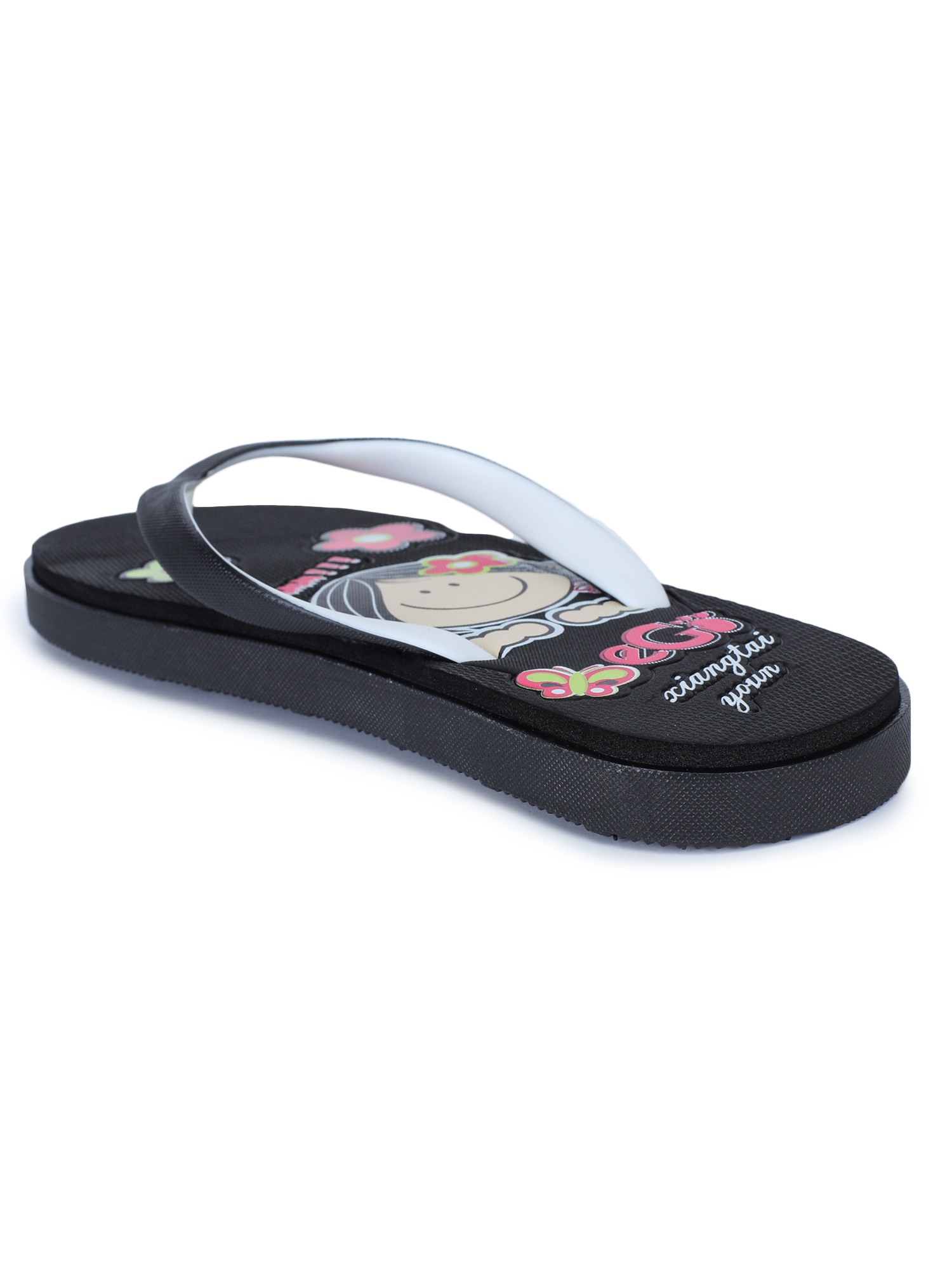 EGO EASY TO GO BLACK VSTRAP SLIPPER FOR WOMEN