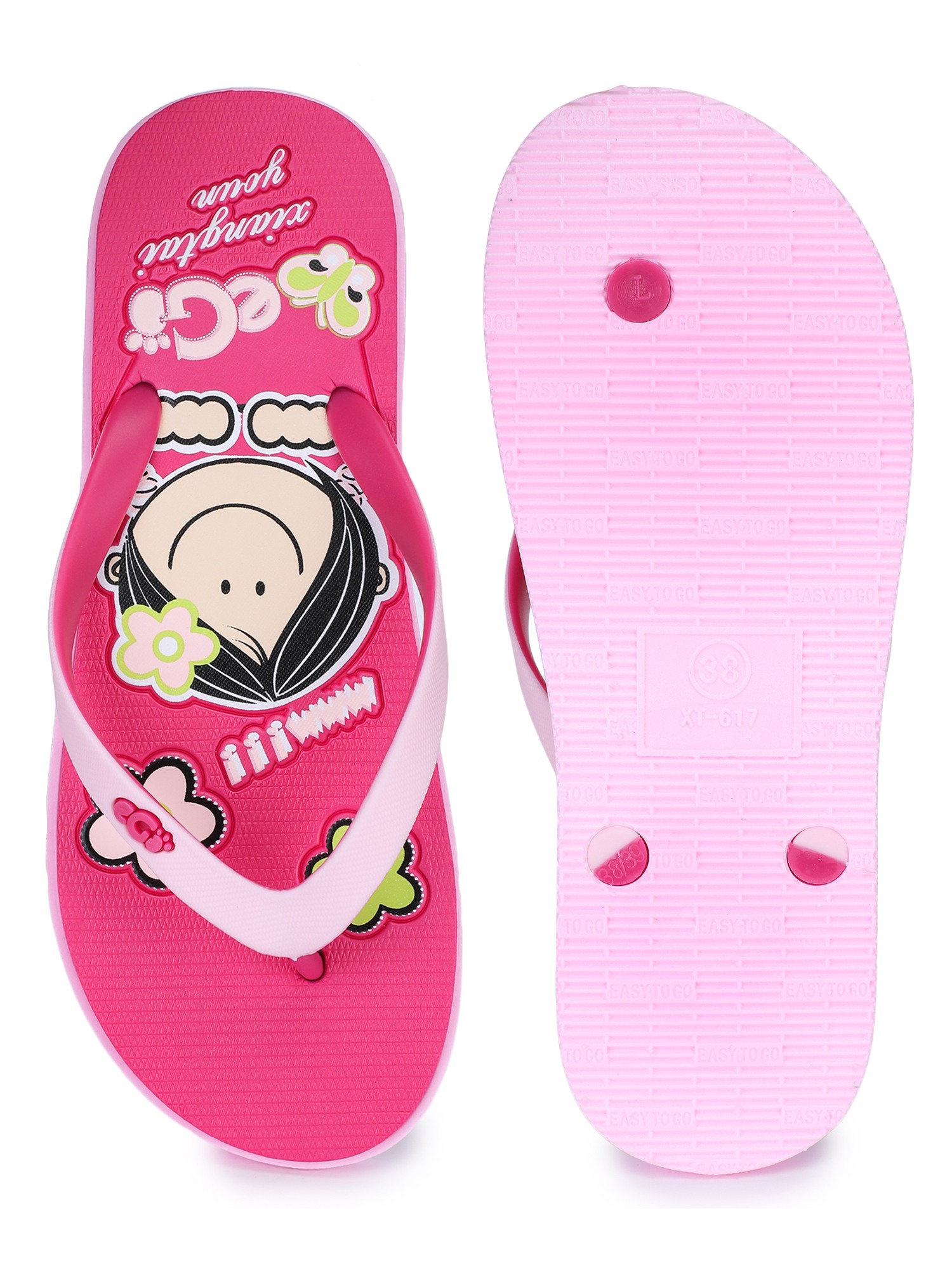 EGO EASY TO GO DARKPINK VSTRAP SLIPPER FOR WOMEN