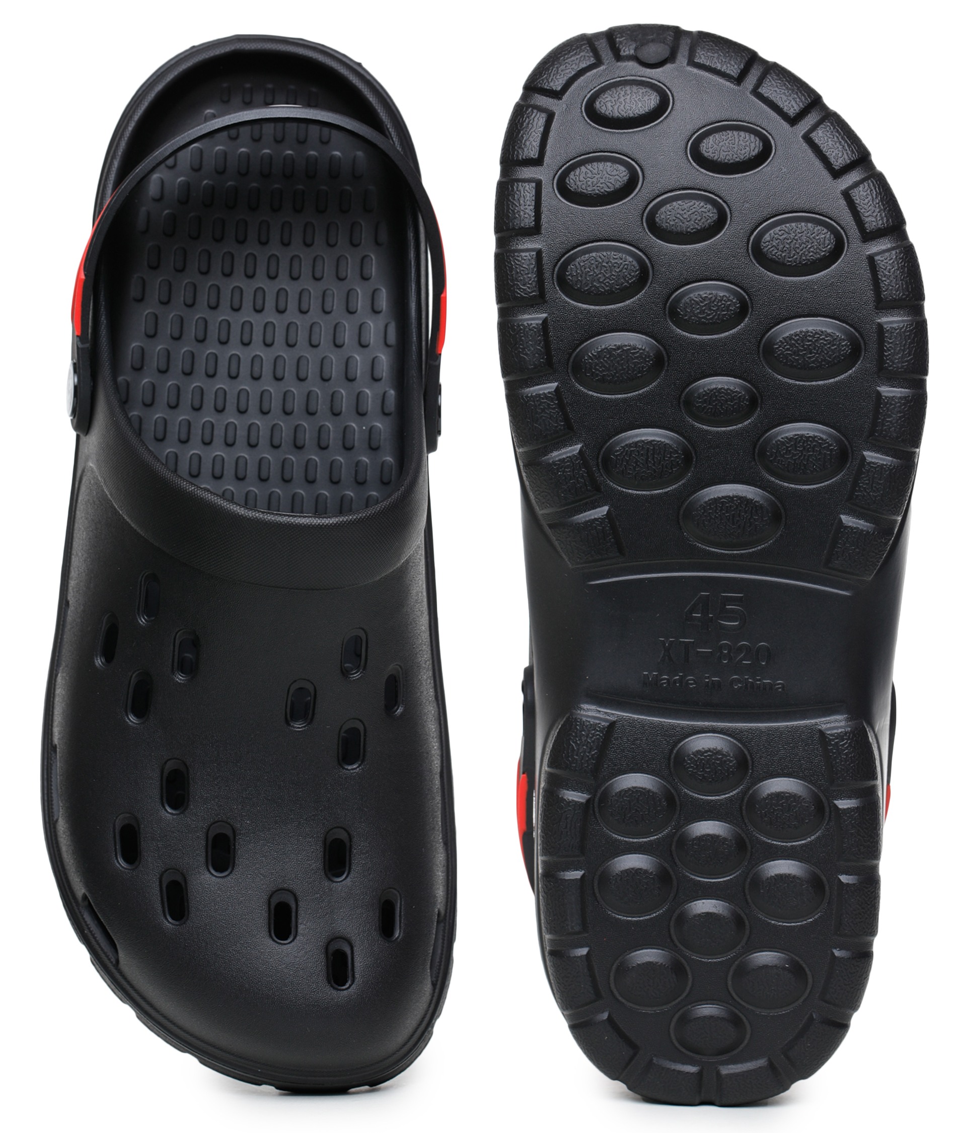 EGO EASY TO GO LIGHTWEIGHT COMFORTABLE BLACK CLOGS/SANDLE FOR MEN
