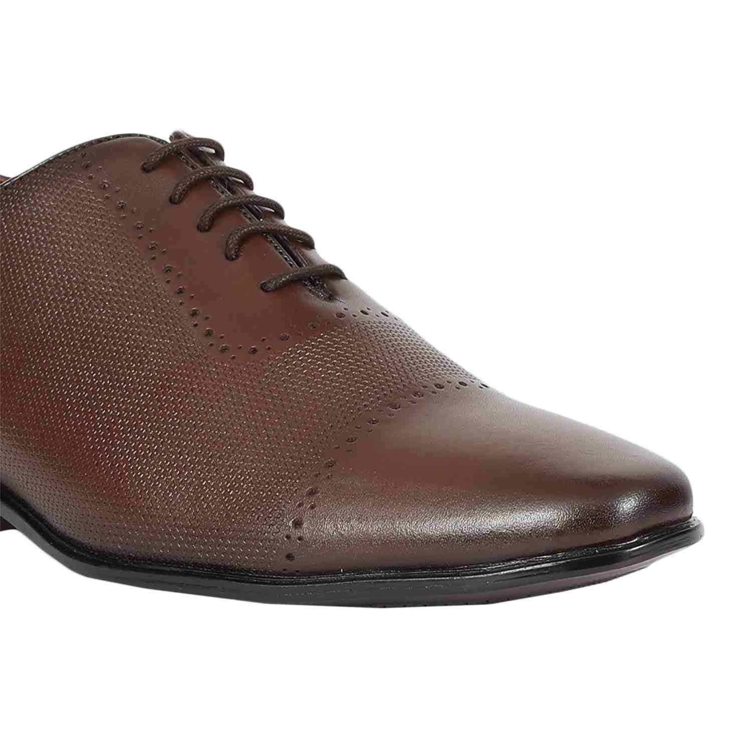 Men Brown Formal Shoes Lace Up