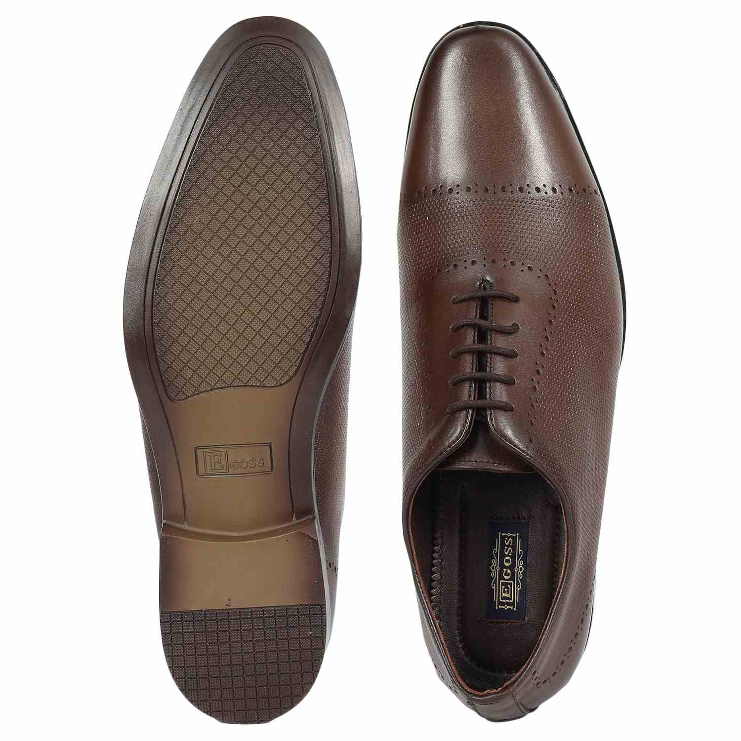 Men Brown Formal Shoes Lace Up