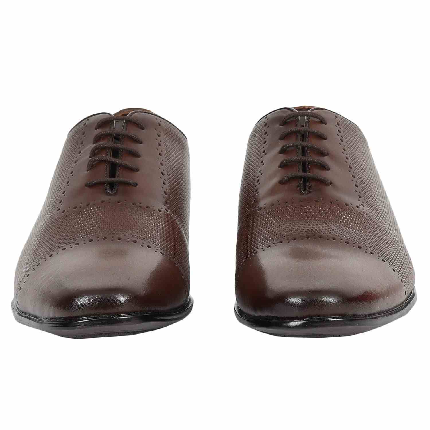 Men Brown Formal Shoes Lace Up