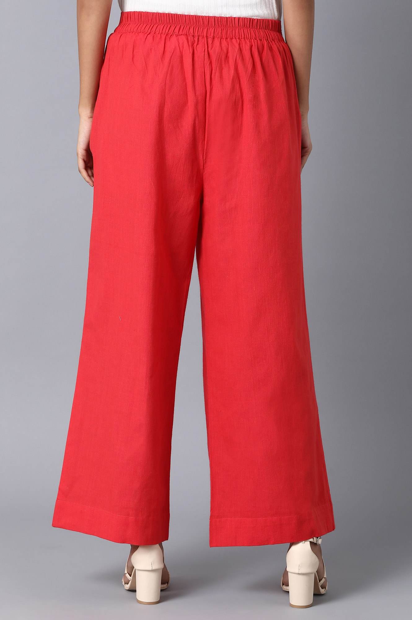 Orange Loose Fit Palazzo