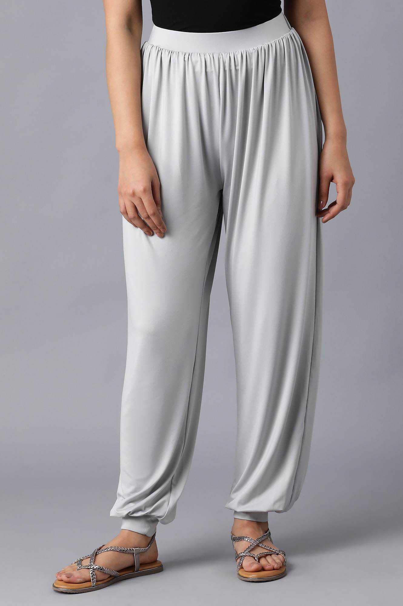 Silver harem store pants