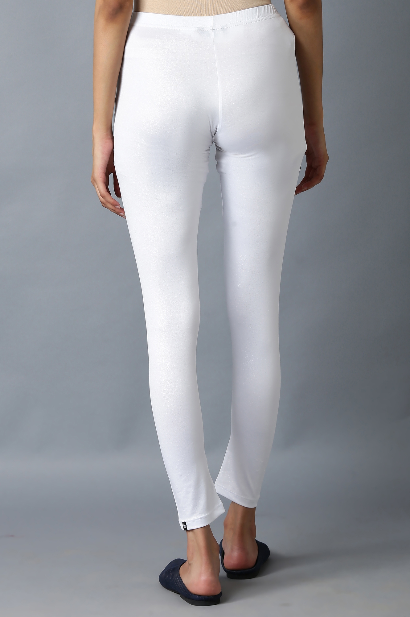 Elleven | Shimmer White Snug Fit Tights 1