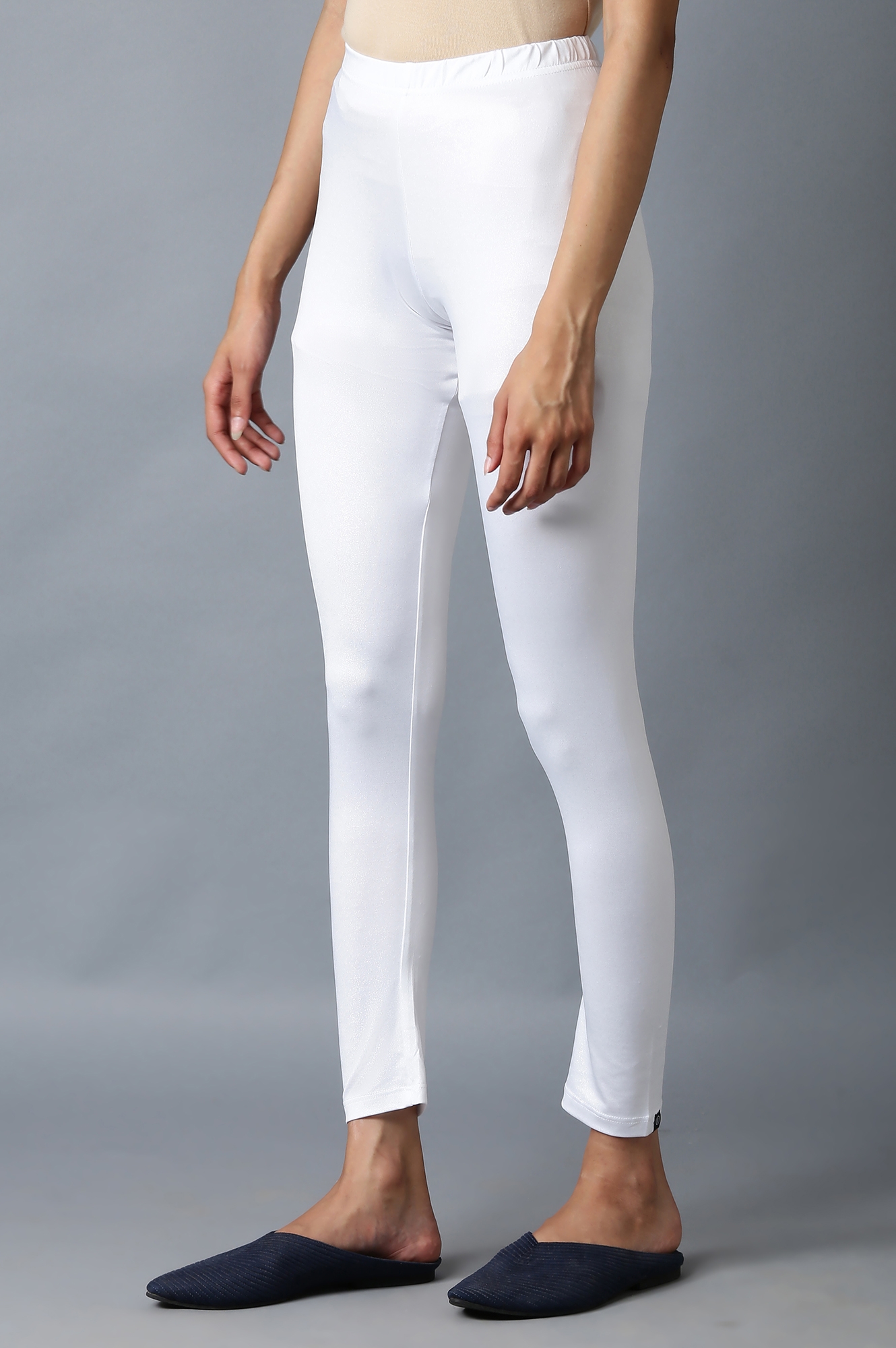 Elleven | Shimmer White Snug Fit Tights 2