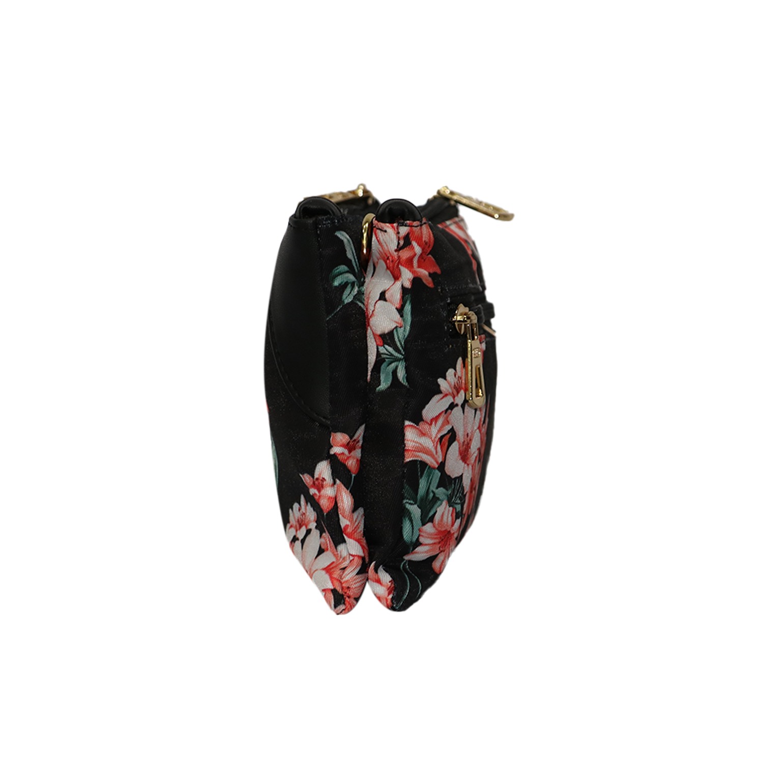 Black Stylish Pu Leather Sling Cross Body Bag