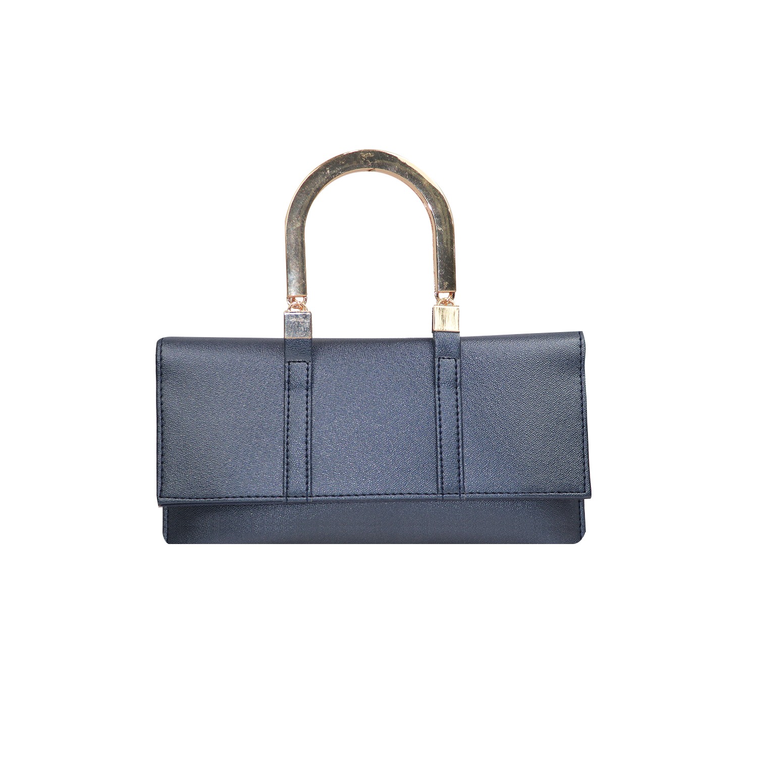 Blue Party Handheld Clutch with Handle