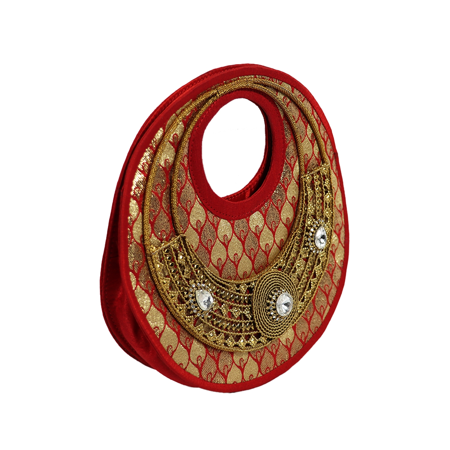 EMM | Women's Embroidered Round Party Clutch 2