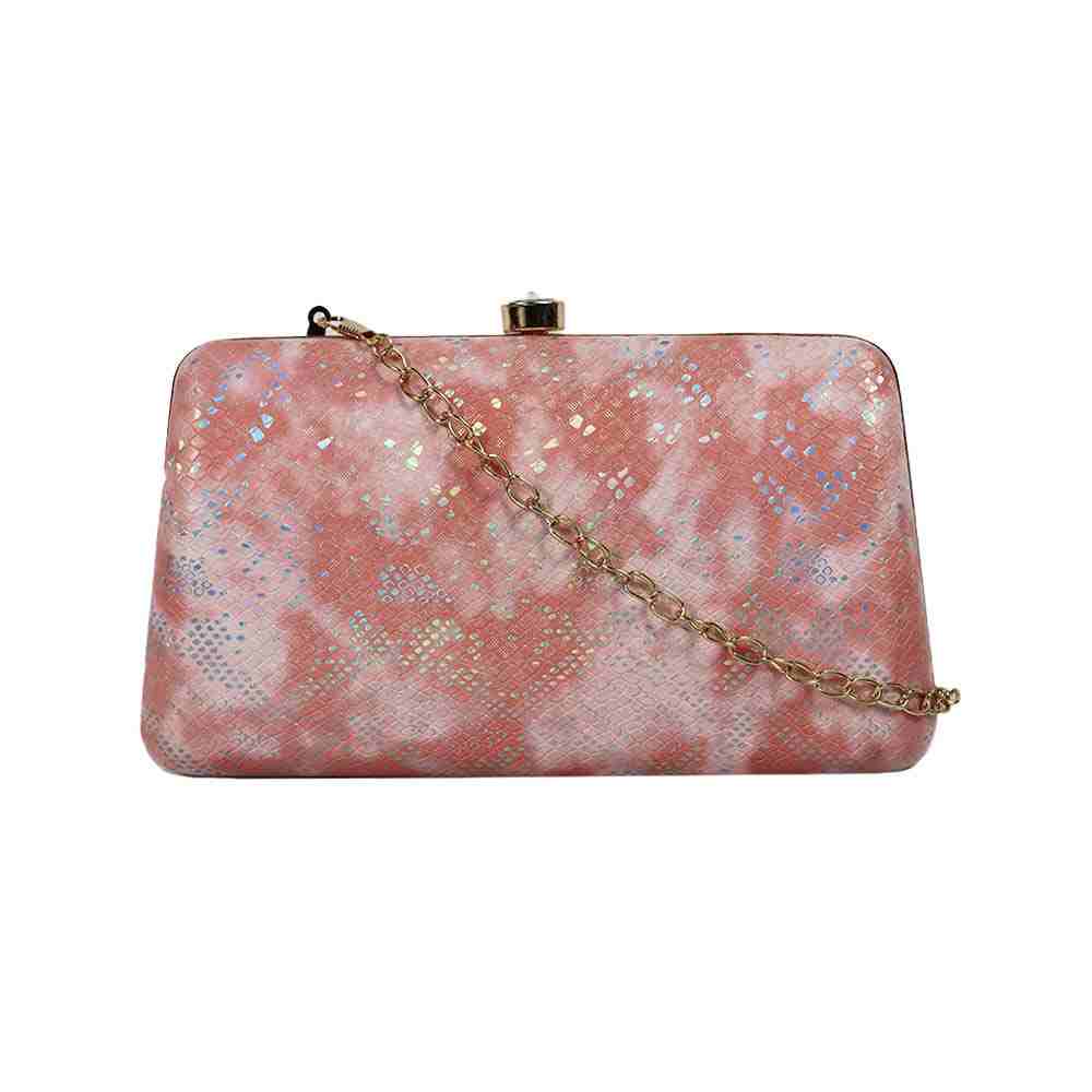 Shimmering Pink Wedding Clutch - The Perfect Bridal Party Bag Ideal For Any Occasion