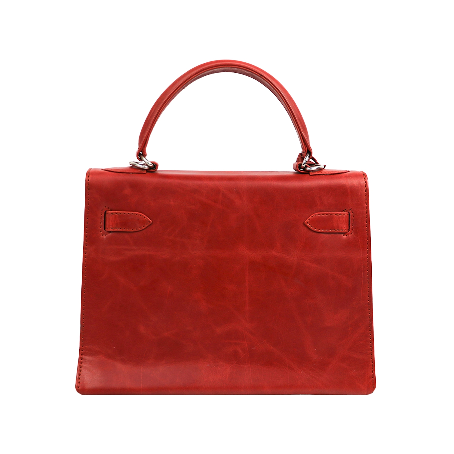 EMM | Designer red cute handbag with unique lock 2