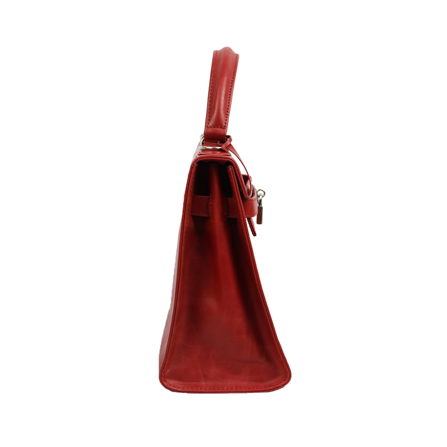 EMM | Designer red cute handbag with unique lock 4