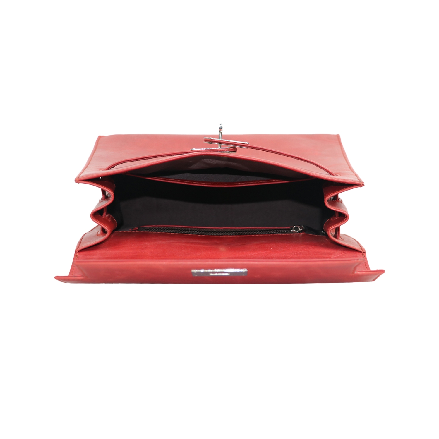 EMM | Designer red cute handbag with unique lock 5