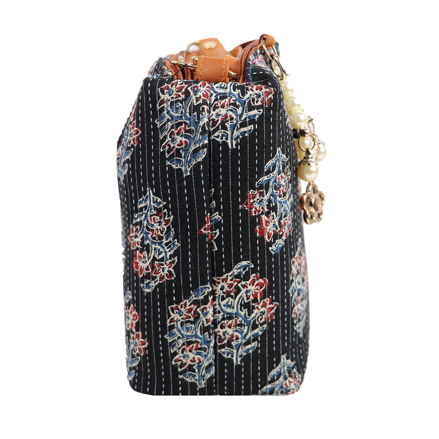 EMM | Women's Black Printed Design Embellished Sling Bag |Printed Bags 
 4