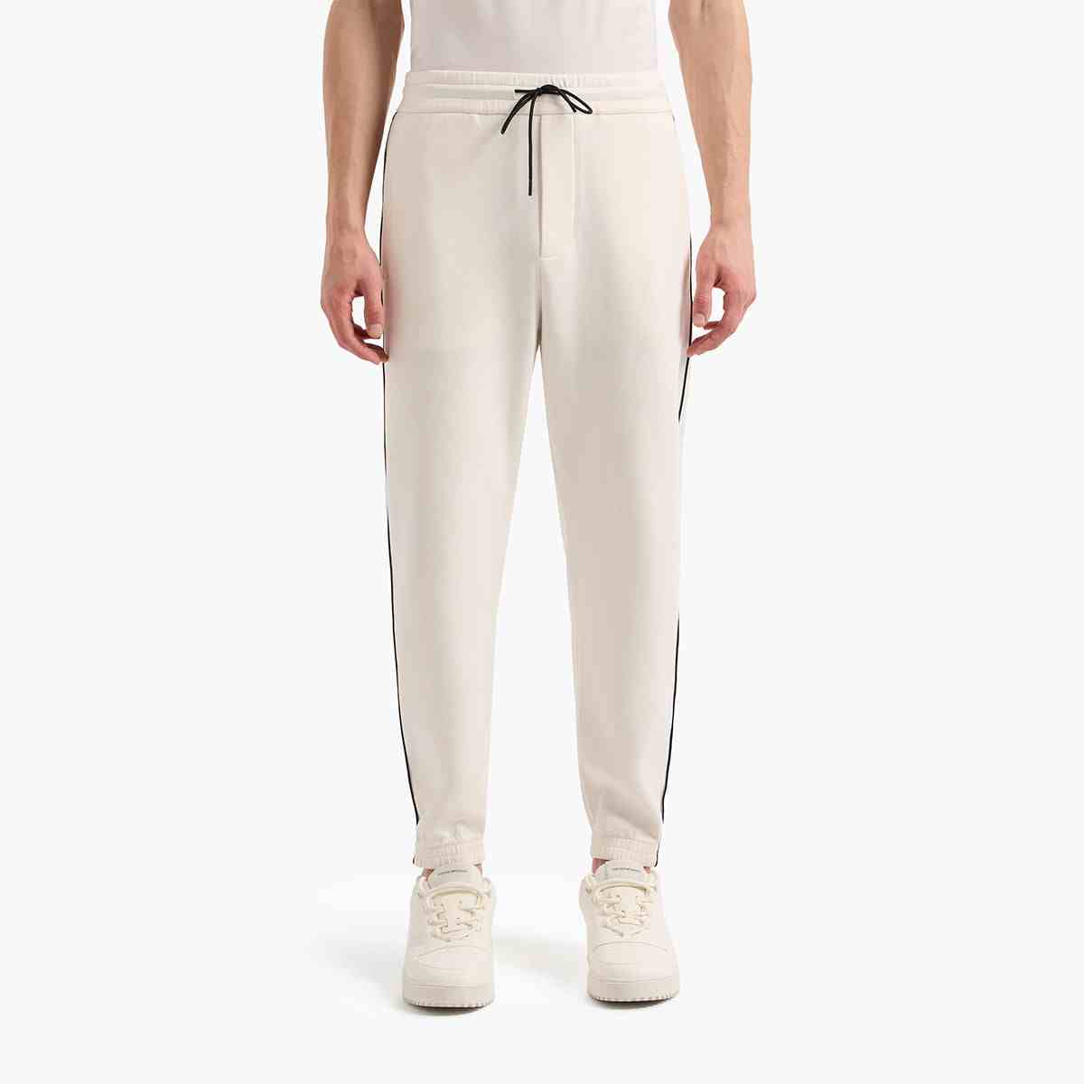 Regular Fit Joggers With Logo Tape