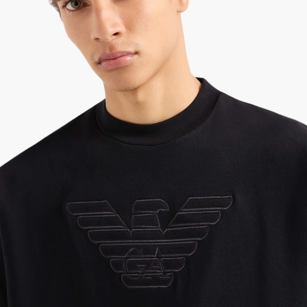 100% Cotton Oversized T-Shirt With Embroidered Logo