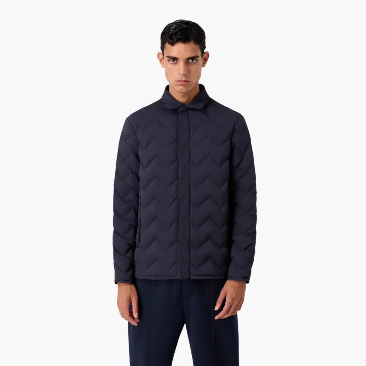 Travel Collection Puffer Jacket With Logo Tab