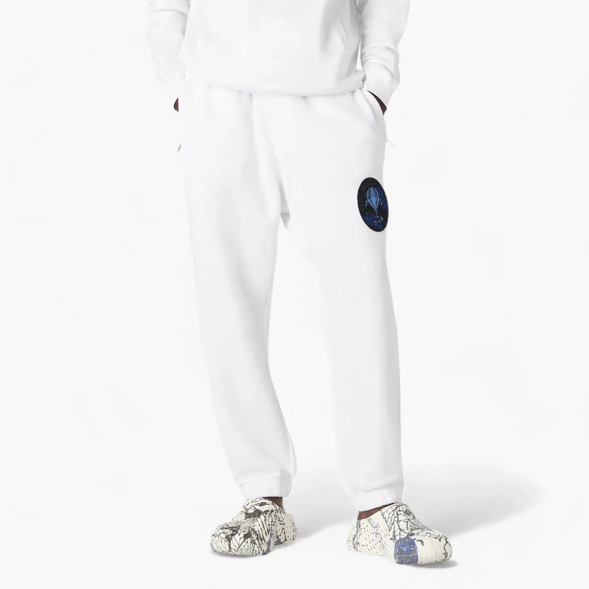 Regular Fit Resort Collection Joggers With Logo Patch